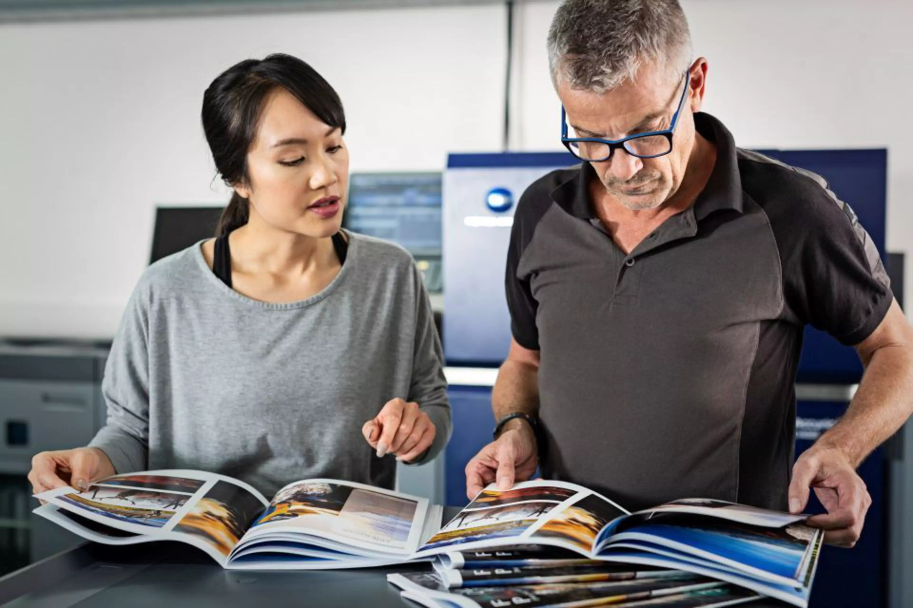 Qualitätssicherung in einer Druckerei