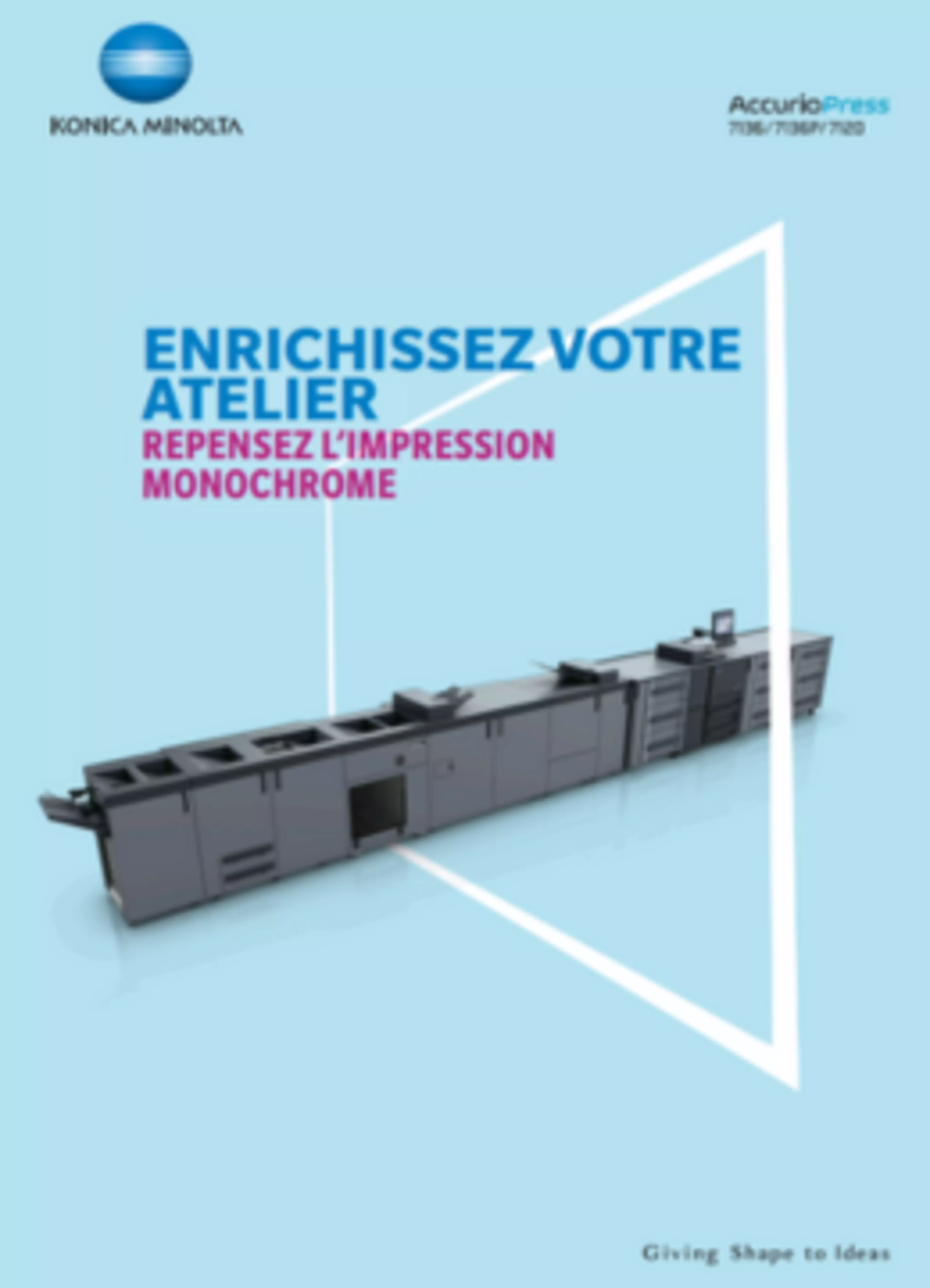 Brochure de la gamme AccurioPress 7136