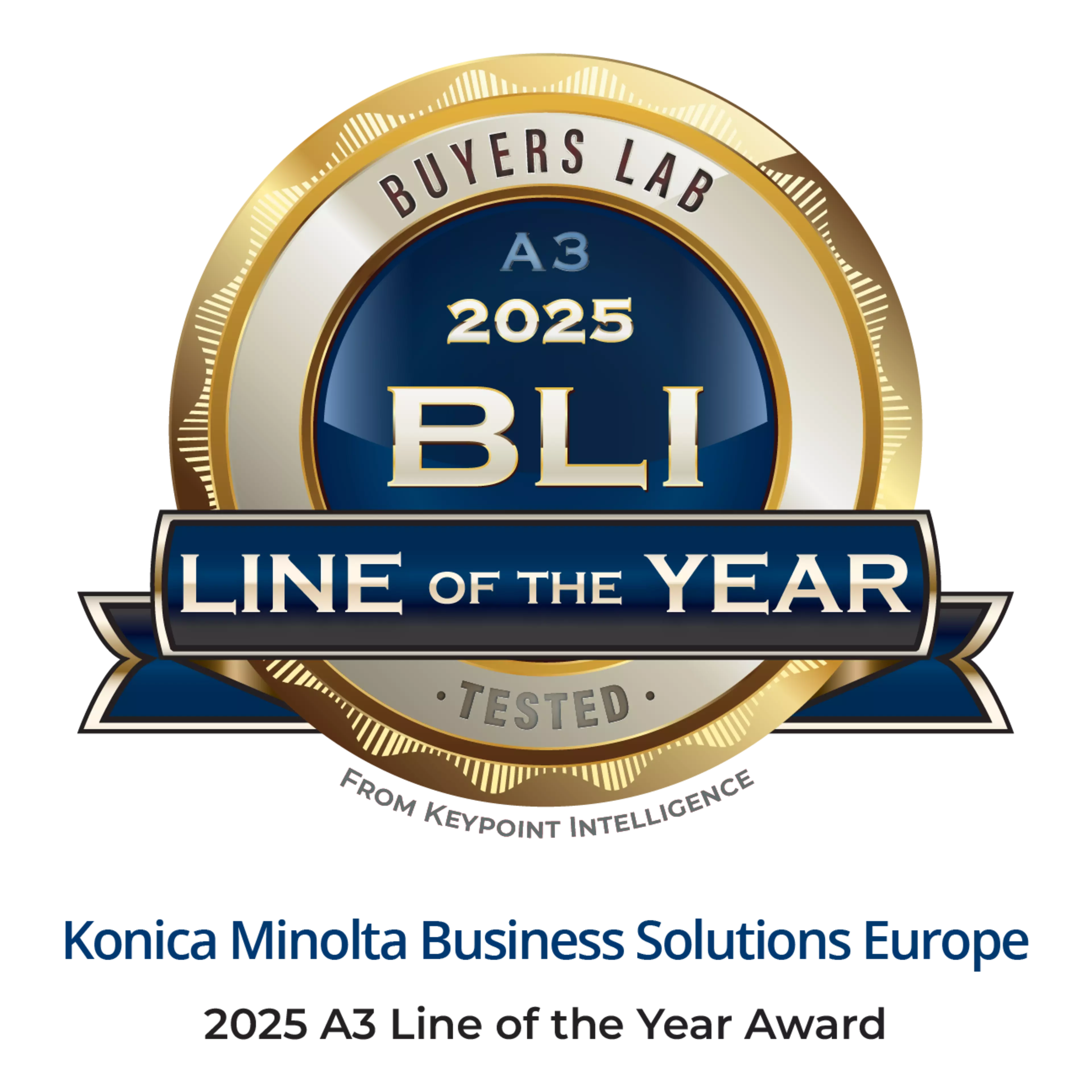 BLI,  Key Point Intelligence,  award,  certificate