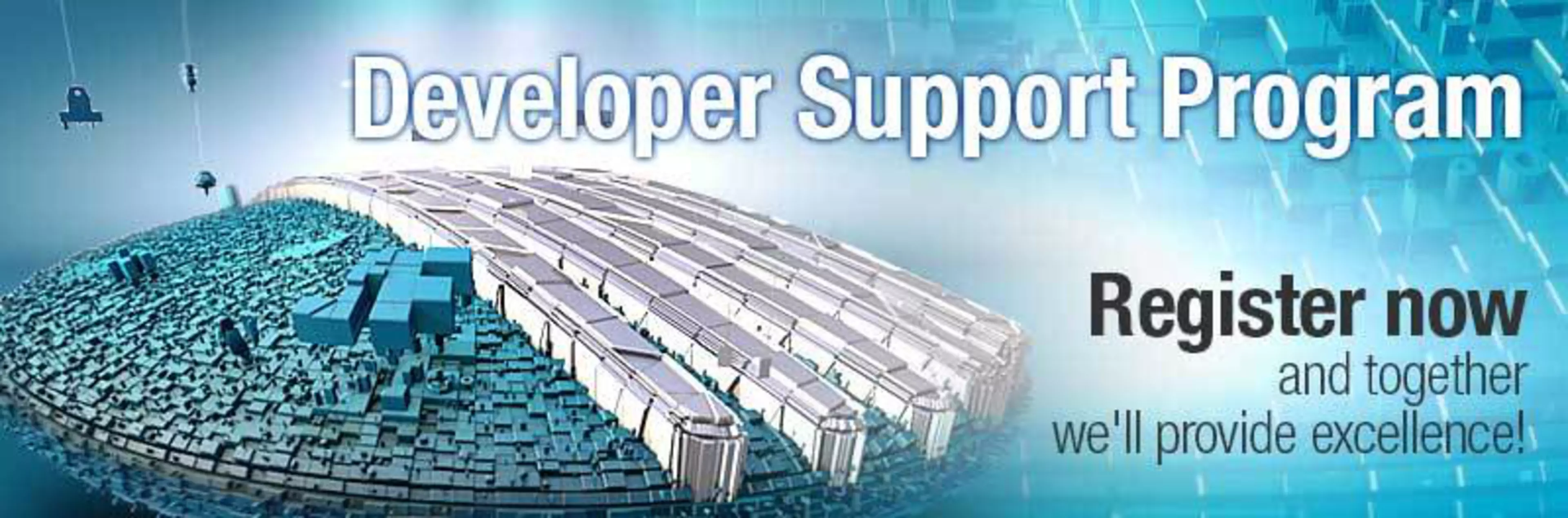 Join our Developer Support Program or logIn as exsting partner