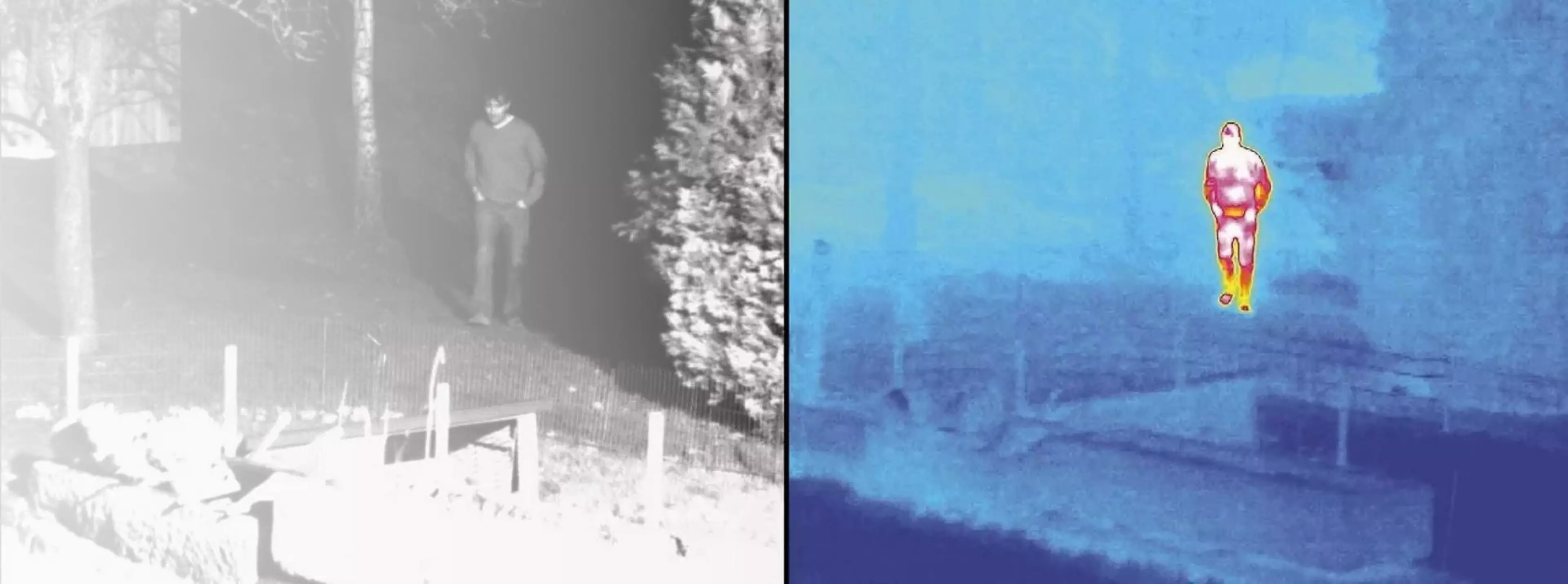 Imágenes de cámaras térmicas y de visión nocturna MOBOTIX