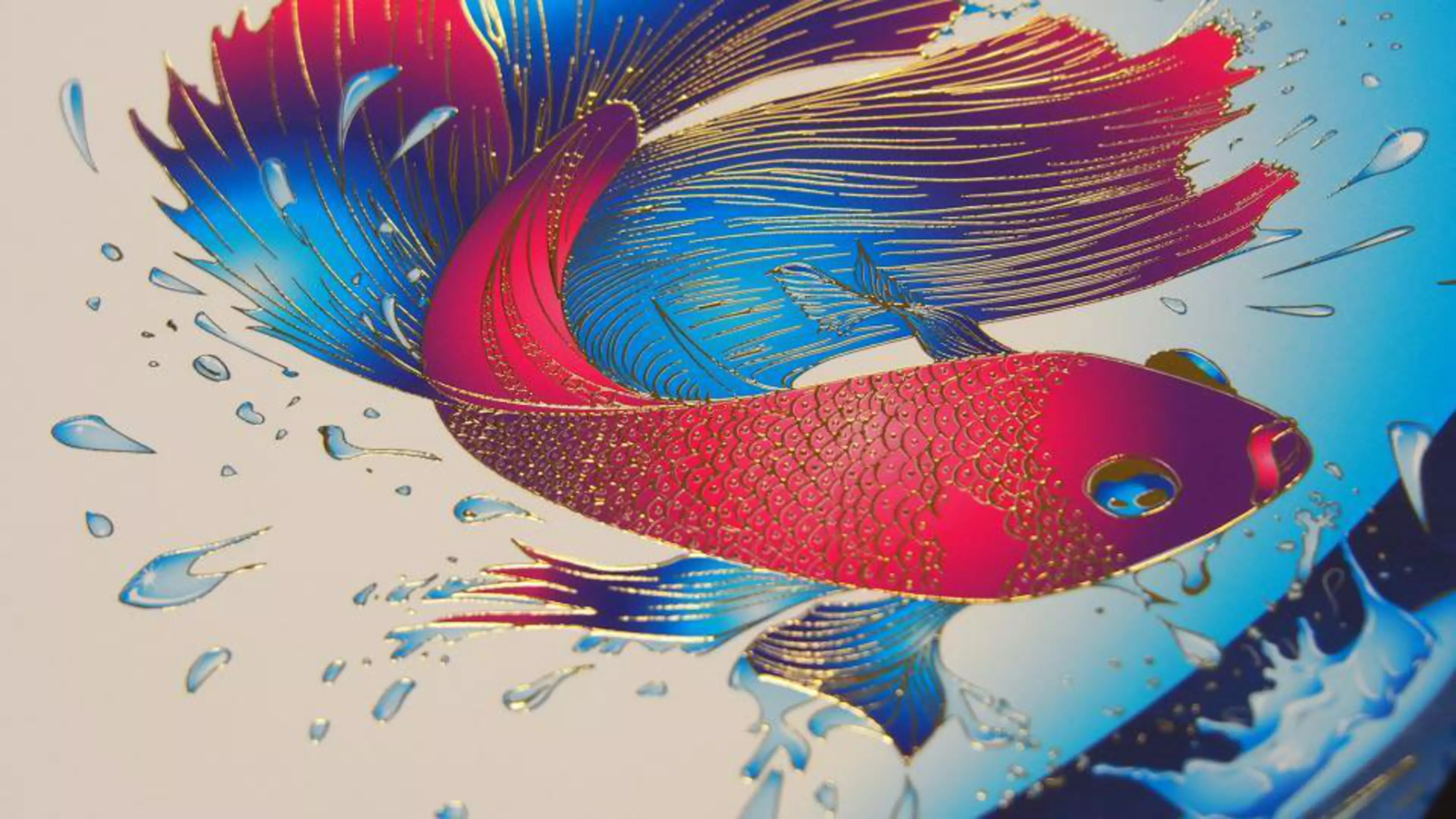 MGI Druckbeispiel Fisch