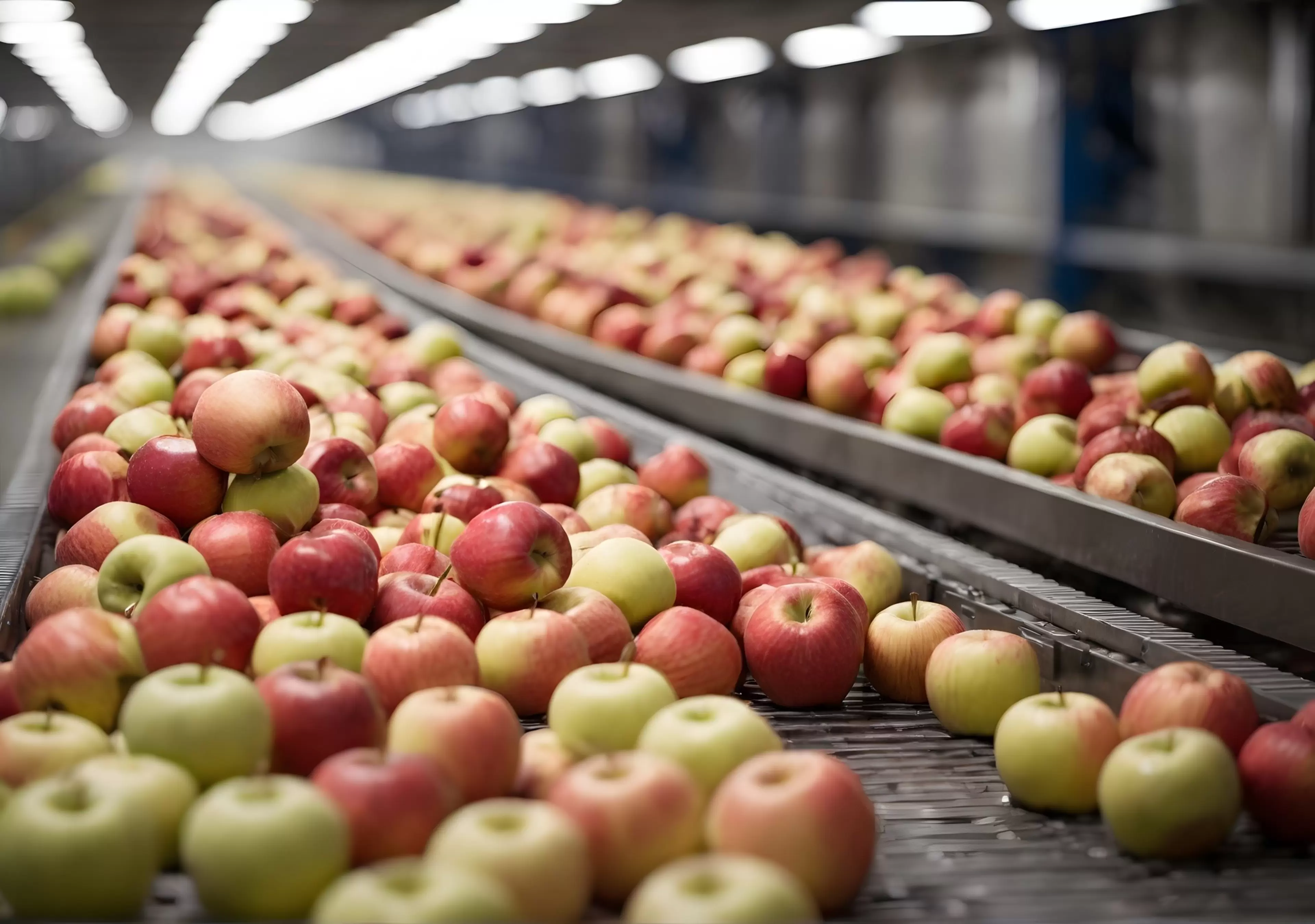 Clean and fresh gala apples on a conveyor belt in a fruit packaging warehouse for presize
food, manufacture, fruit, process, factory, agriculture, produce, conveyor, product, industry, safety, export, belt, sort, warehouse, line, technology, machine, equipment, plant, farm, fresh, machinery, goods, automatic, gala, modern, business, manual, packaging, logistics, harvest, crop, agricultural, manufacturing, domestic, apples, industrial, automated, robotic, production, processing, package, pack, facilities, grading, operating, rollers, sorting, washed