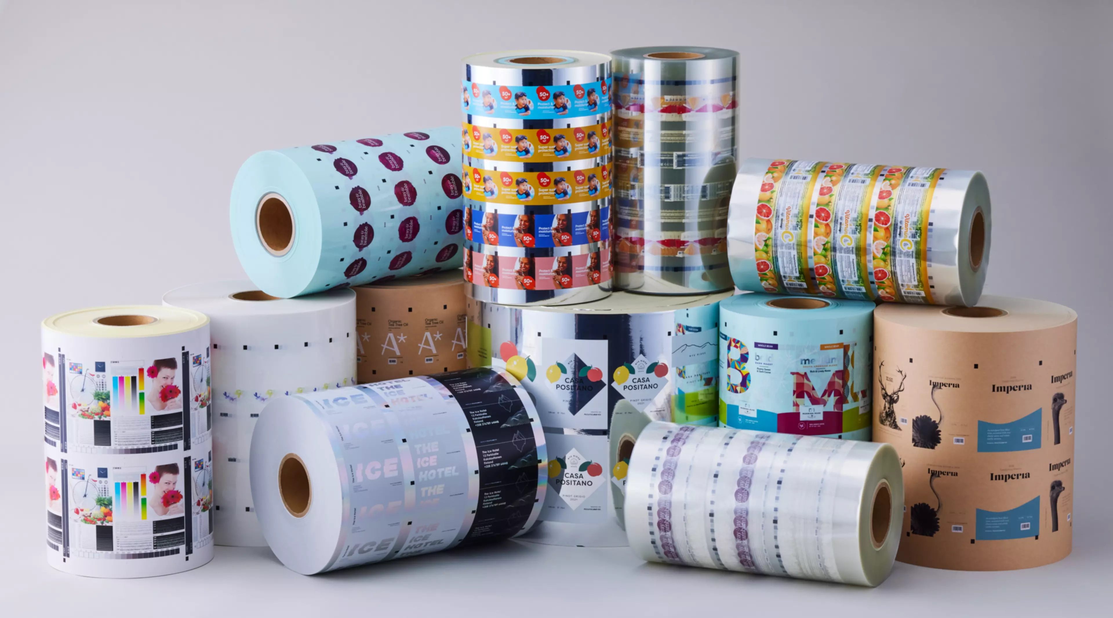 Näyttävät etiketit Konica Minoltan etikettipainokoneella