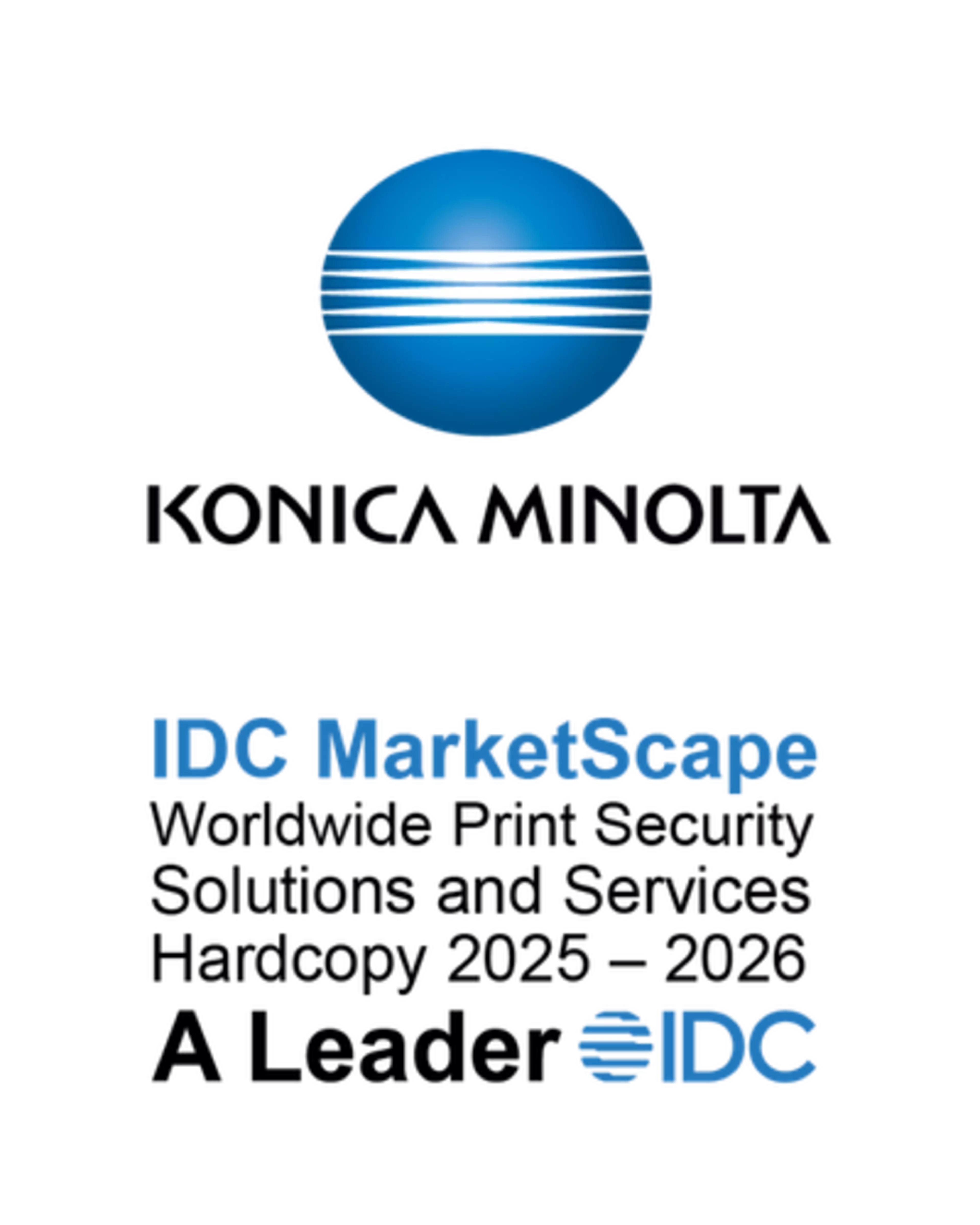 IDC Leader in the Worldwide Print Security Solutions and Services Hardcopy 2025–2026