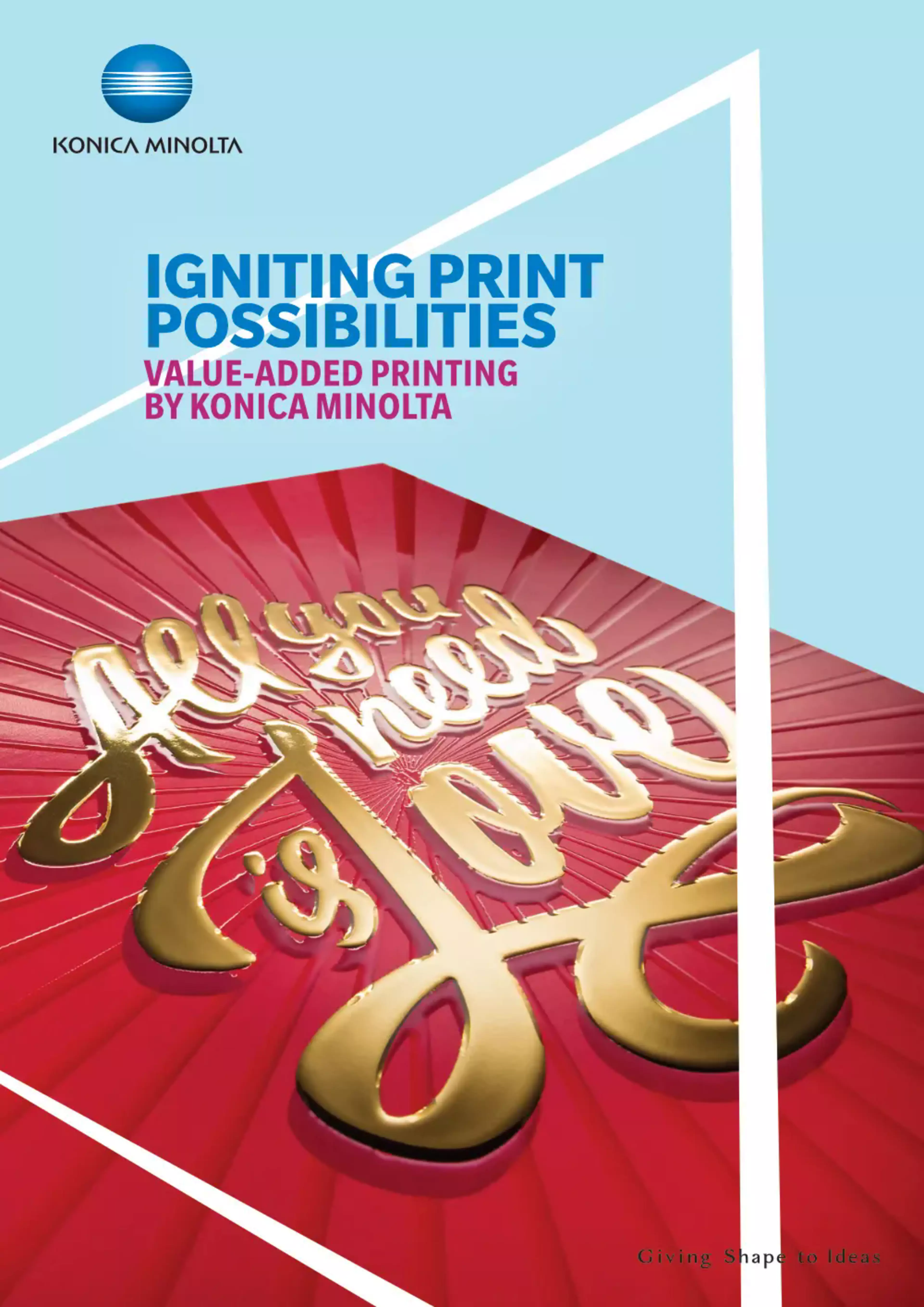 Igniting Print Possibilities brochure