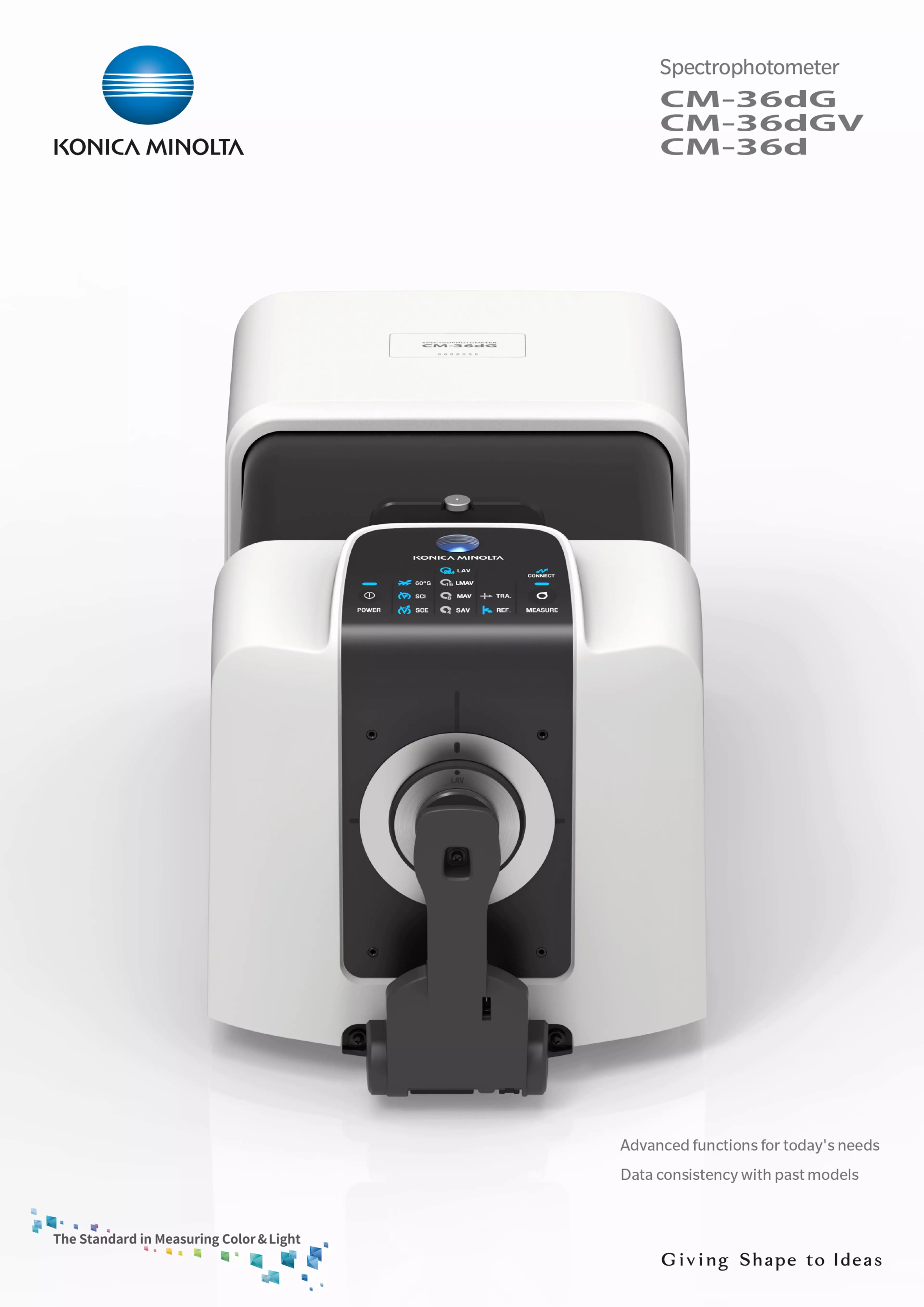 CM36d / CM36dG / CM36dGV Benchtop Spectrophotometer Catalogue