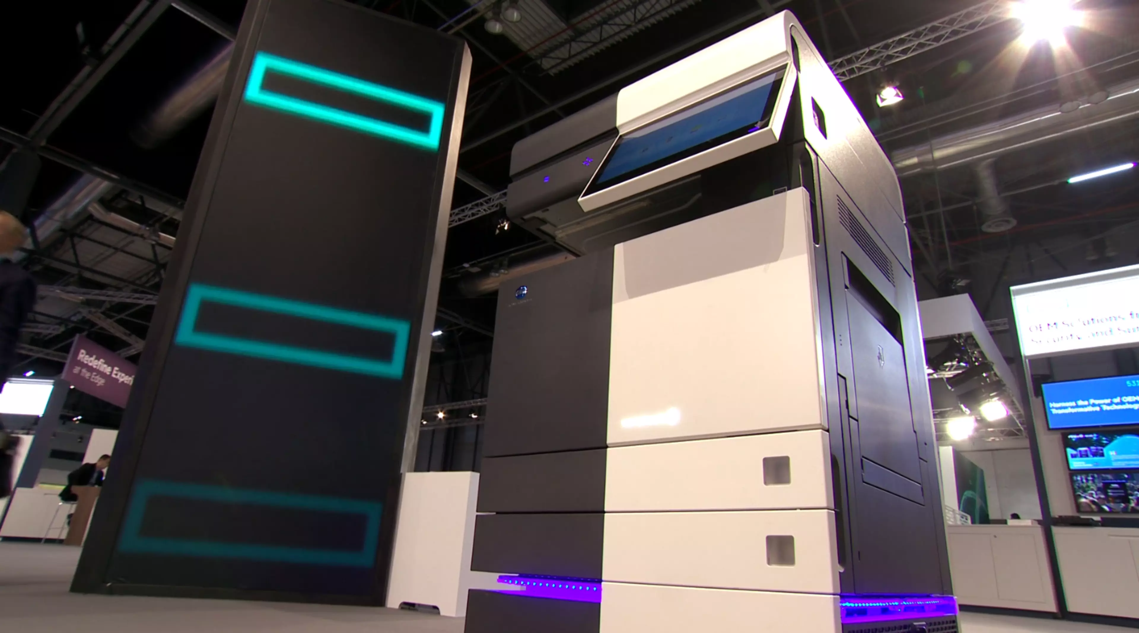 Konica Minolta with Workplace Hub at HPE Discover More 2019 in Munich