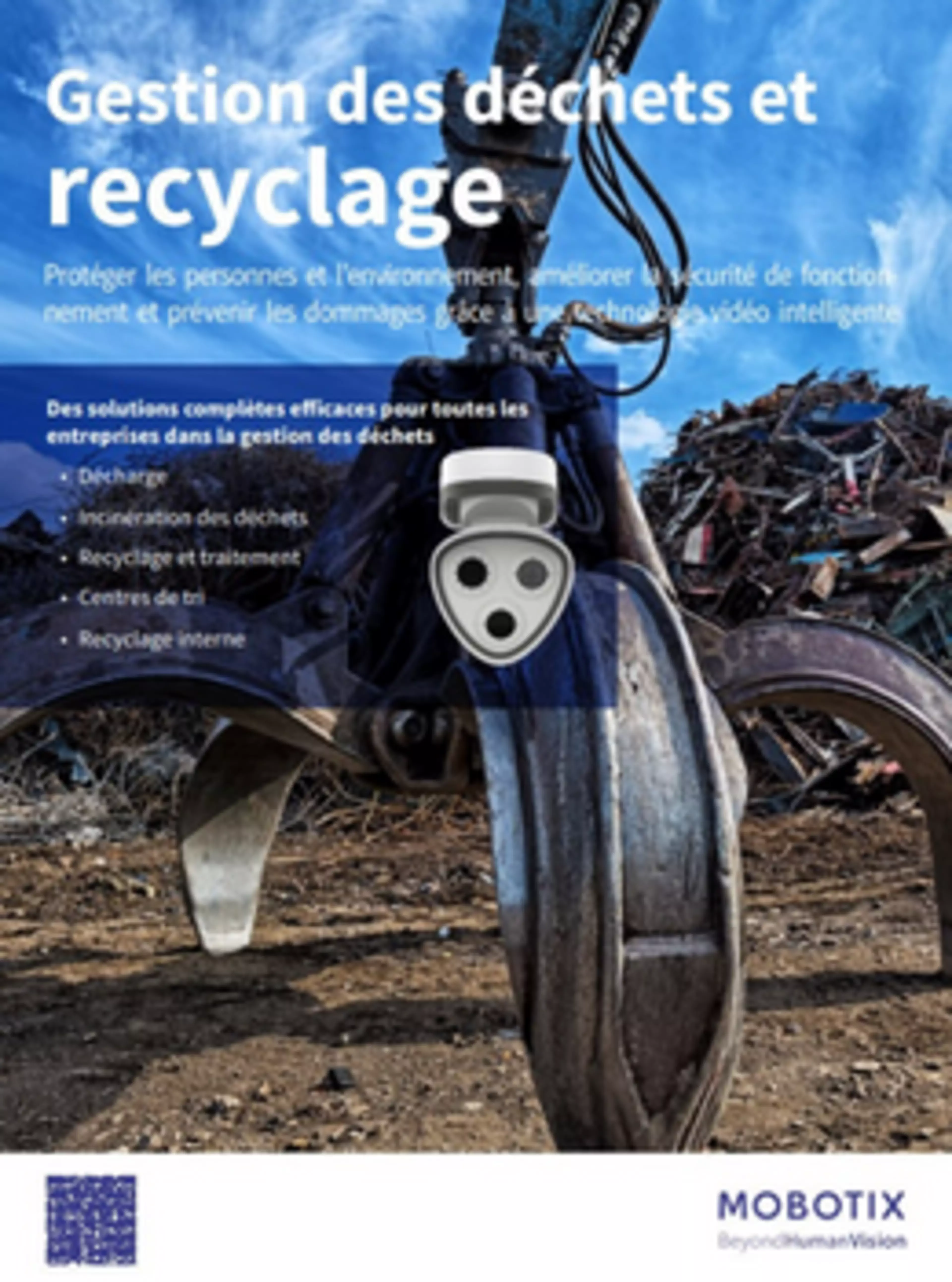 Vidéoprotection intelligente à destination des entreprises de gestion des déchets