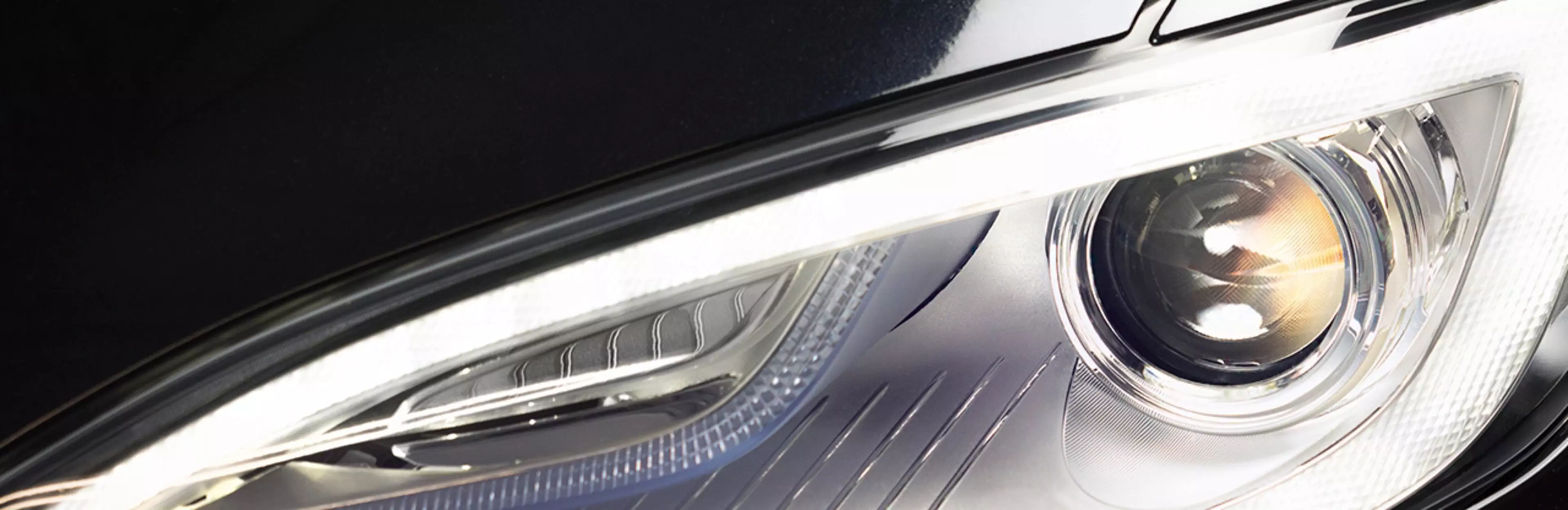 Automotive Headlight up close