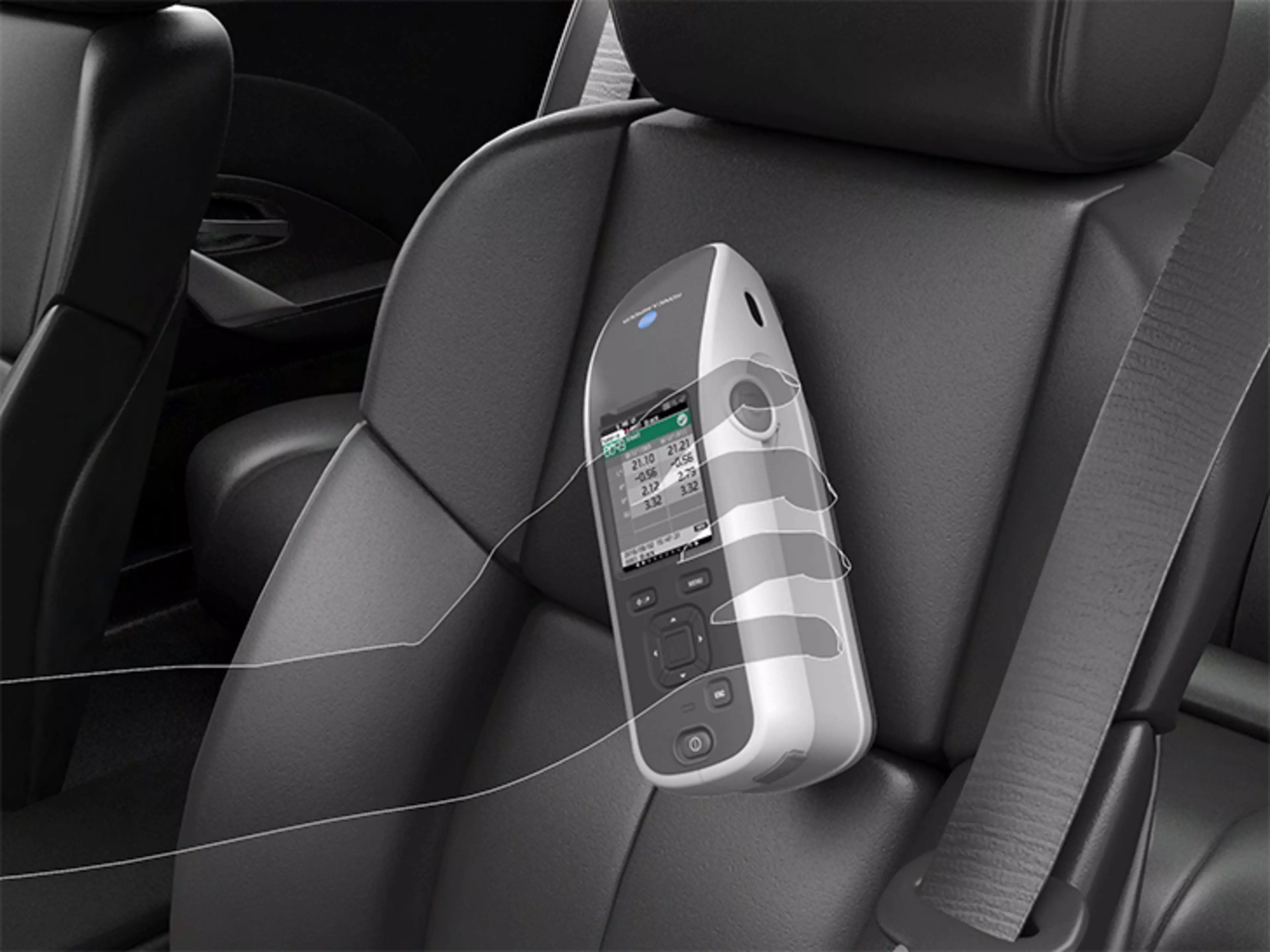 CM-25cG Measuring Automotive Interior Leather