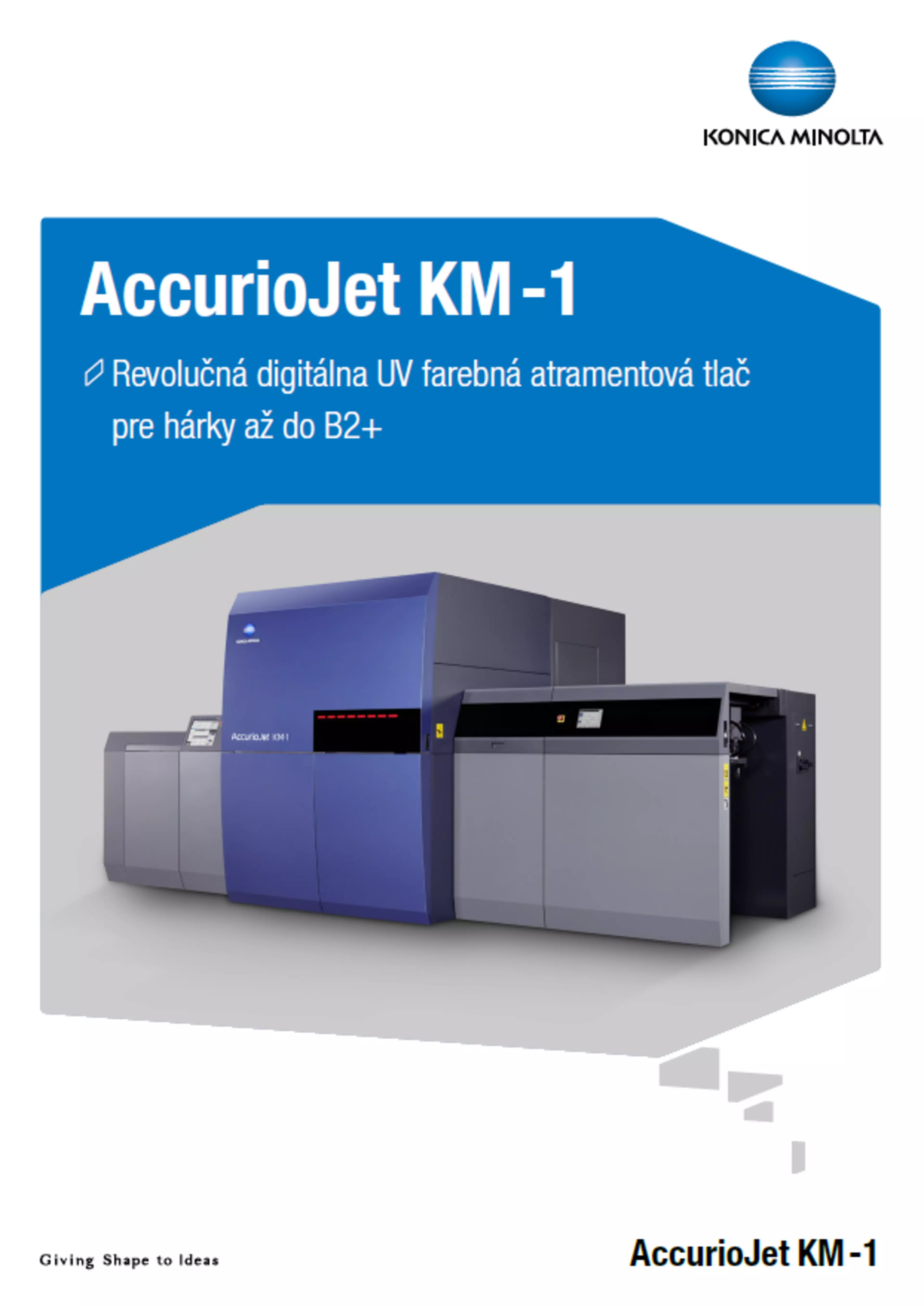 Produktový prospekt - AccurioJet KM1
