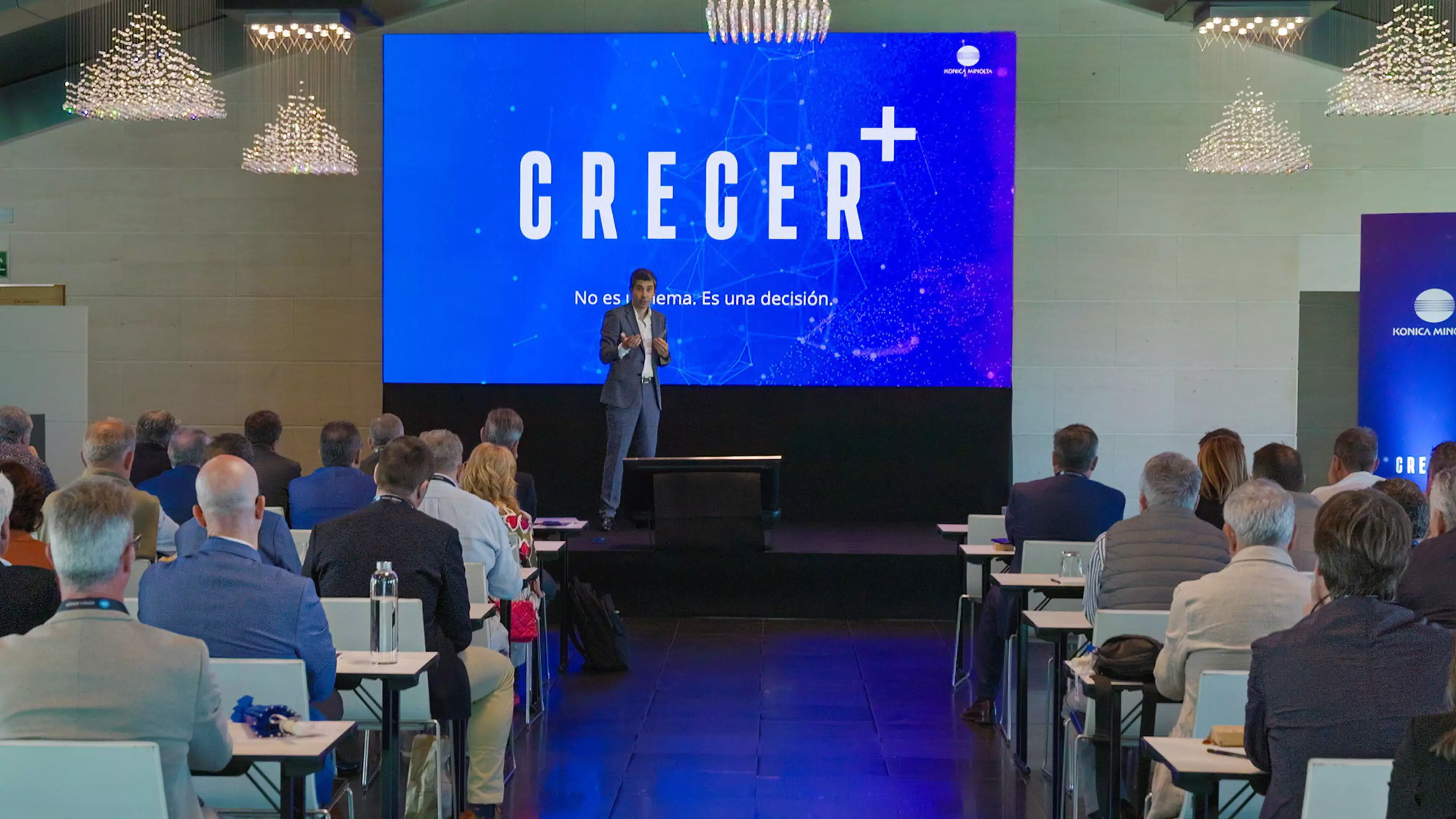 Un momento de la convención de distribuidores oficiales de Konica Minolta 2026 en Valencia