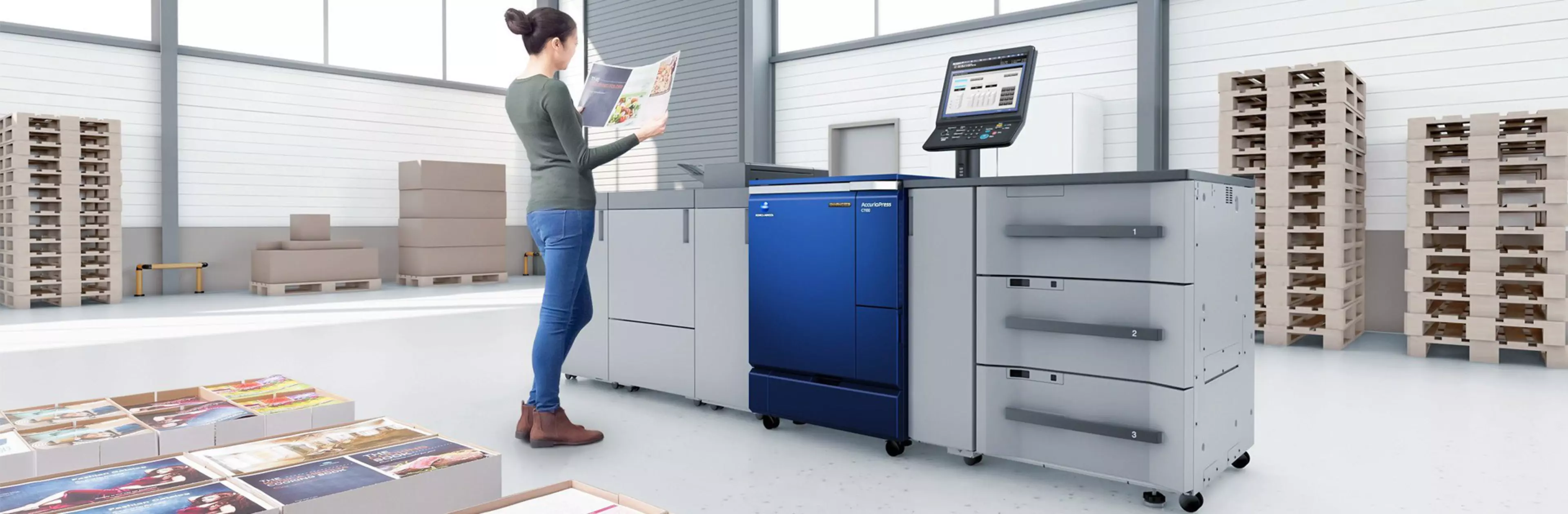 Konica Minolta präsentiert AccurioPress C7100 ENHANCED-Serie