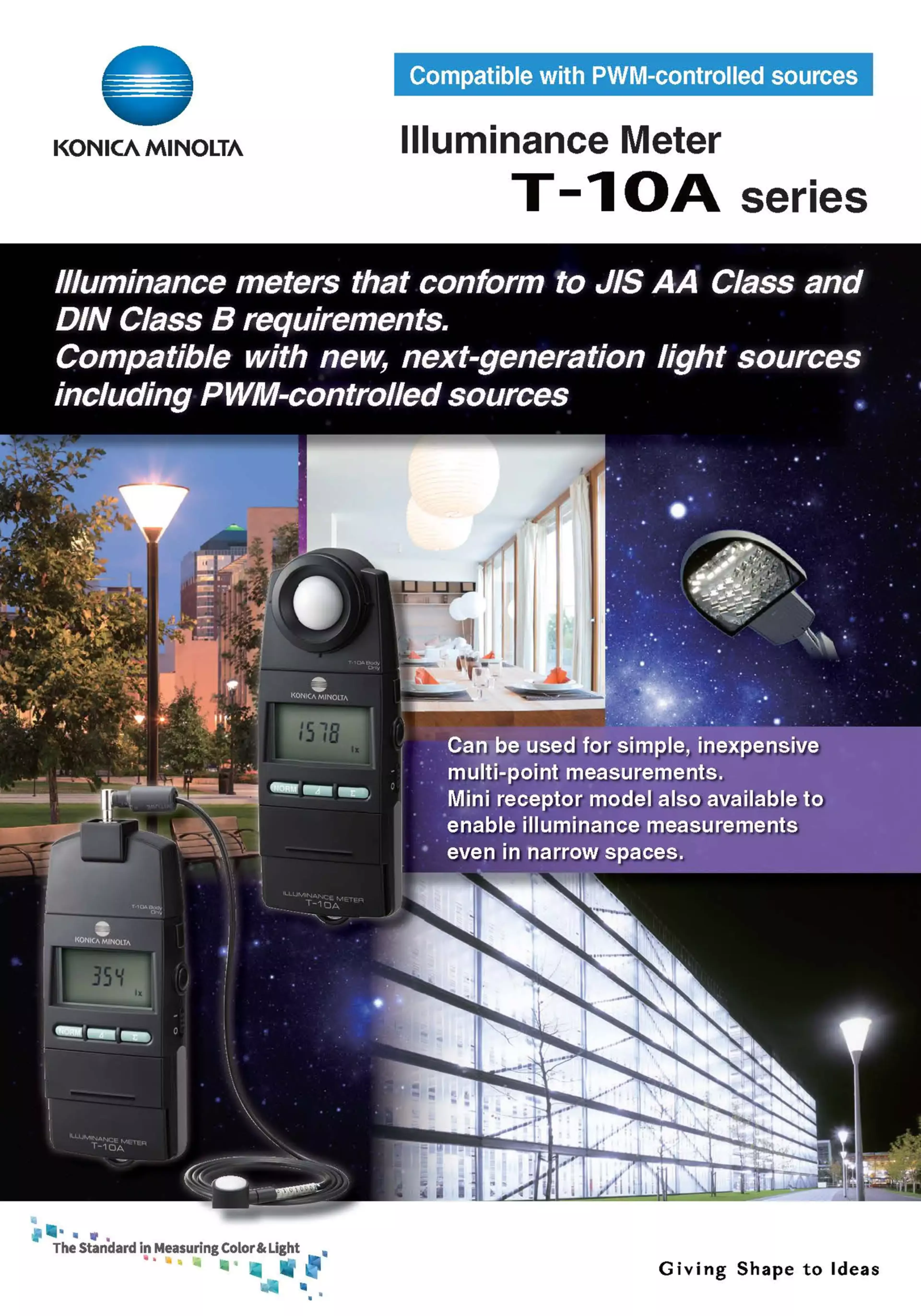 Illuminace Meter T10A series Catalog