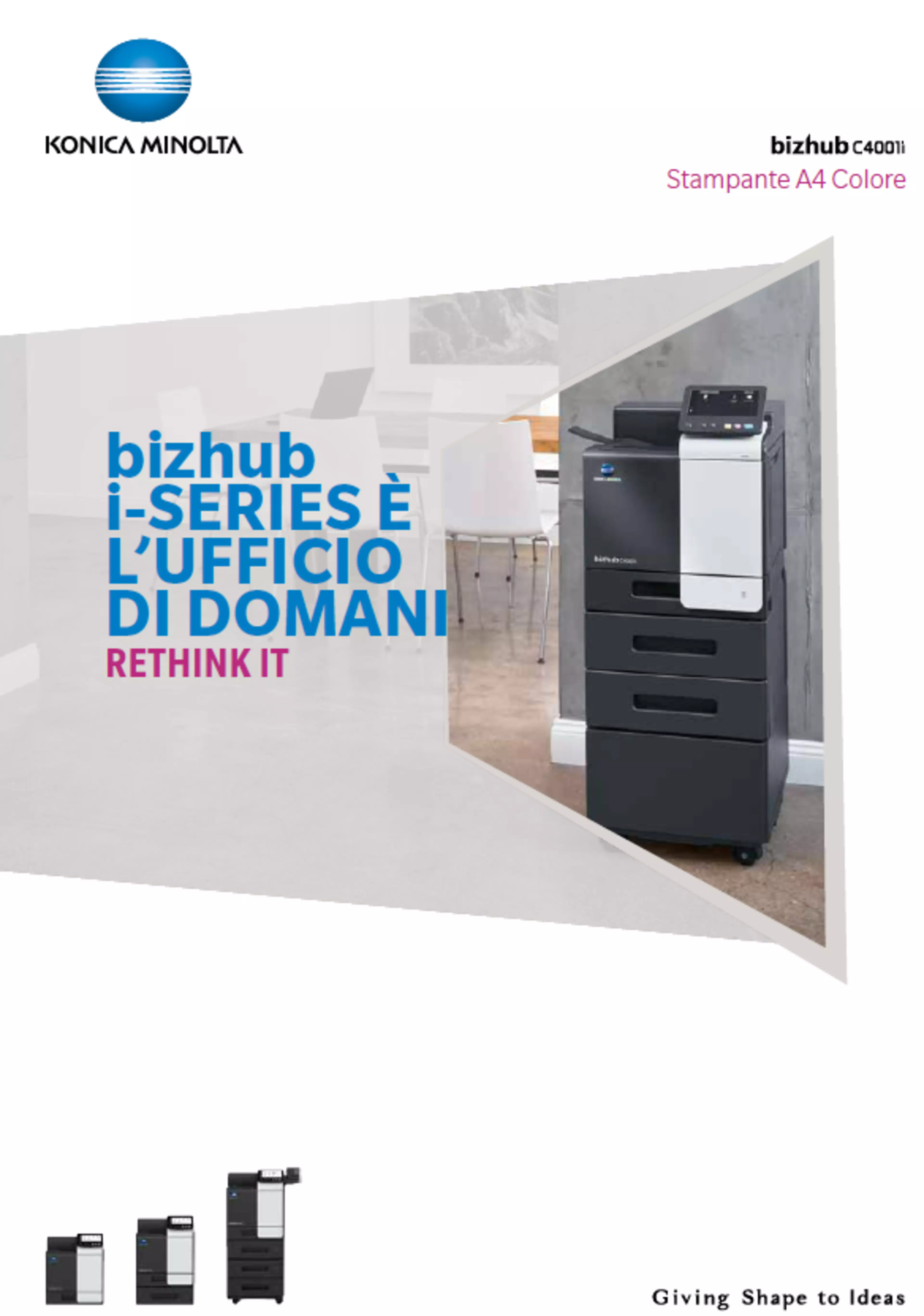 Scheda tecnica bizhub C4001i