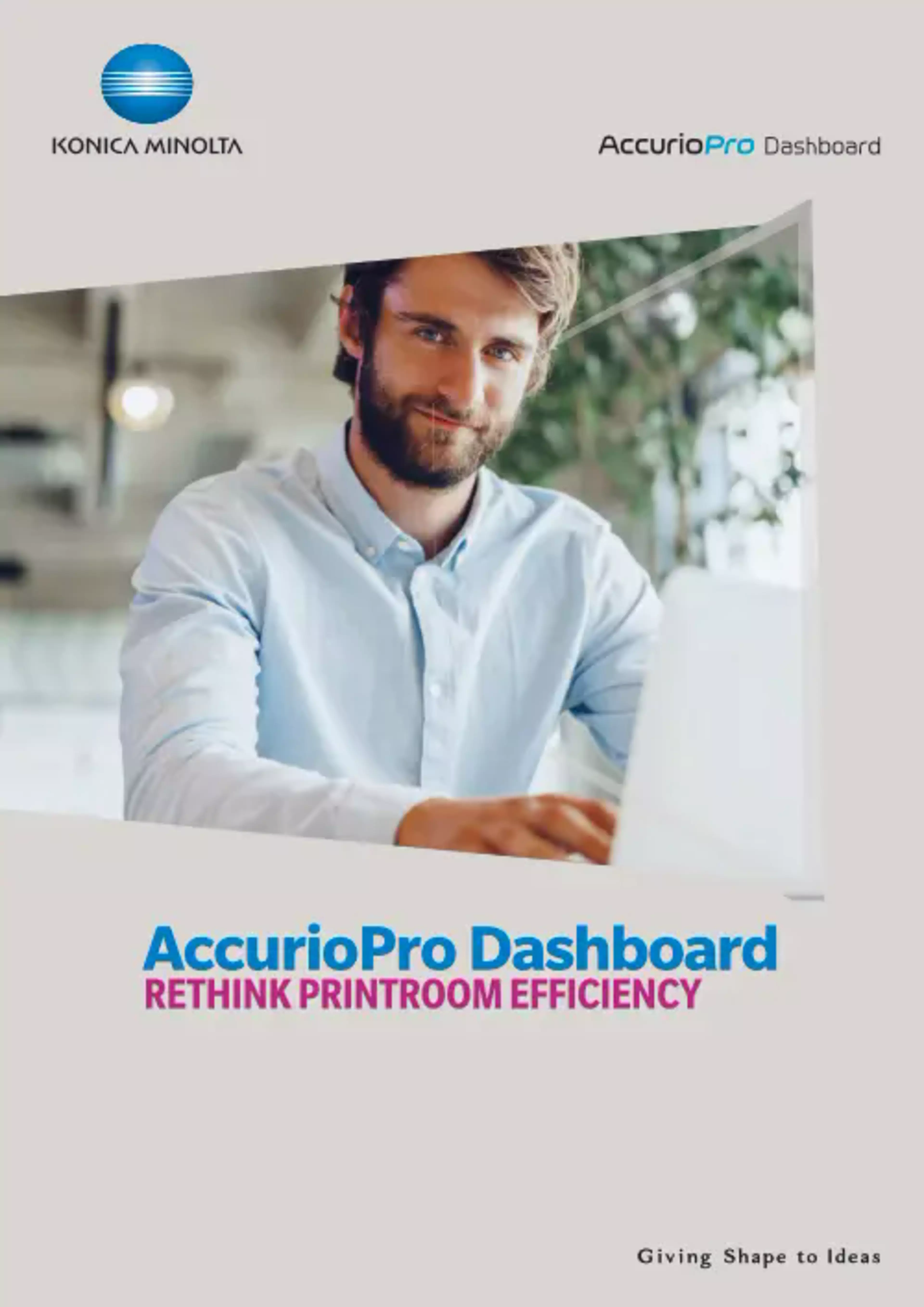 Device monitoring made easy: AccurioPro Dashboard brochure