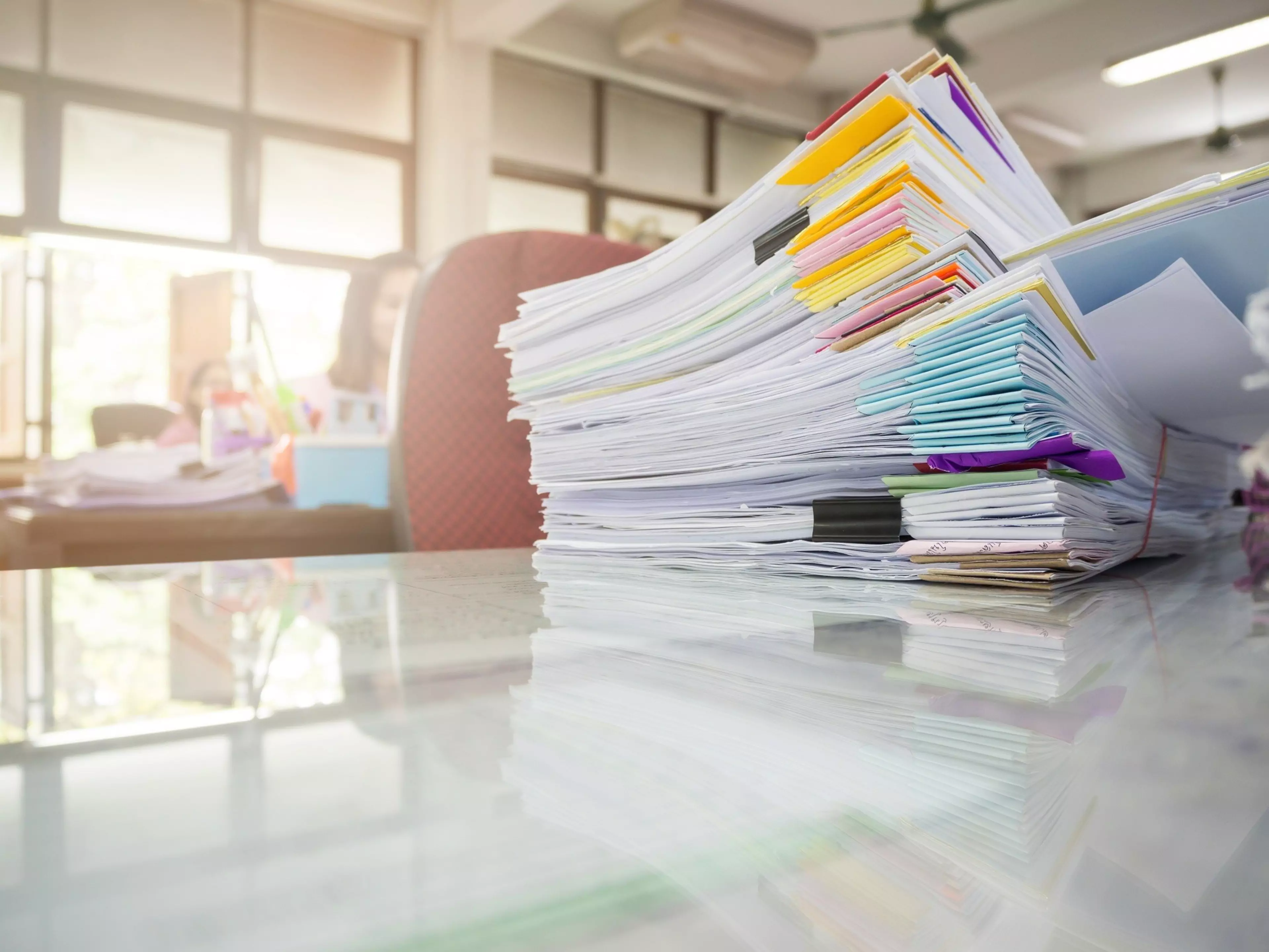 Tupperware: Avoiding paper - During invoicing solves space problems