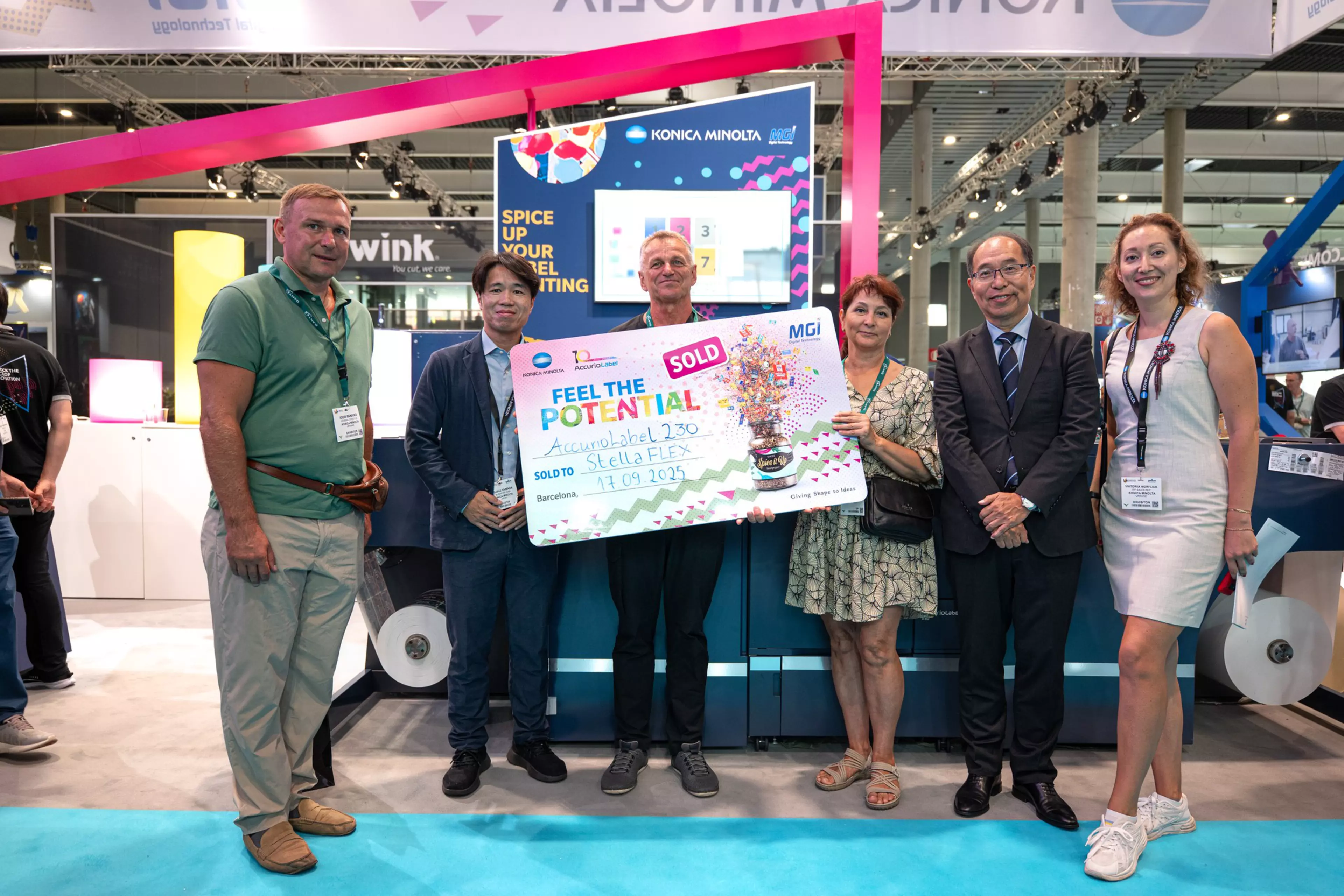 Konica Minolta’s decade of label expertise drives Labelexpo success
