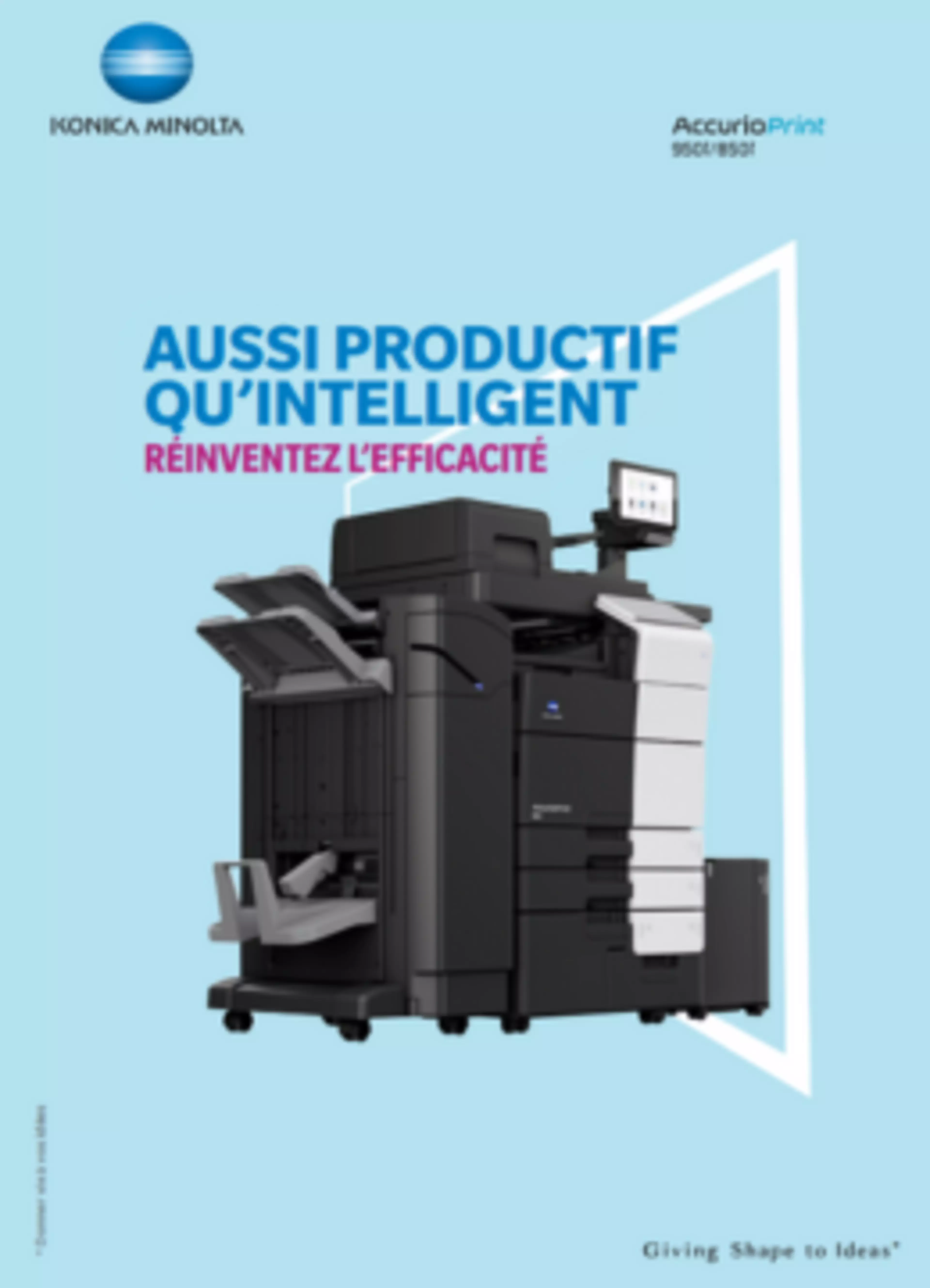 Consultez dès maintenant la brochure de l'AccurioPrint 850i/950i et gardez toutes les informations à portée de main.