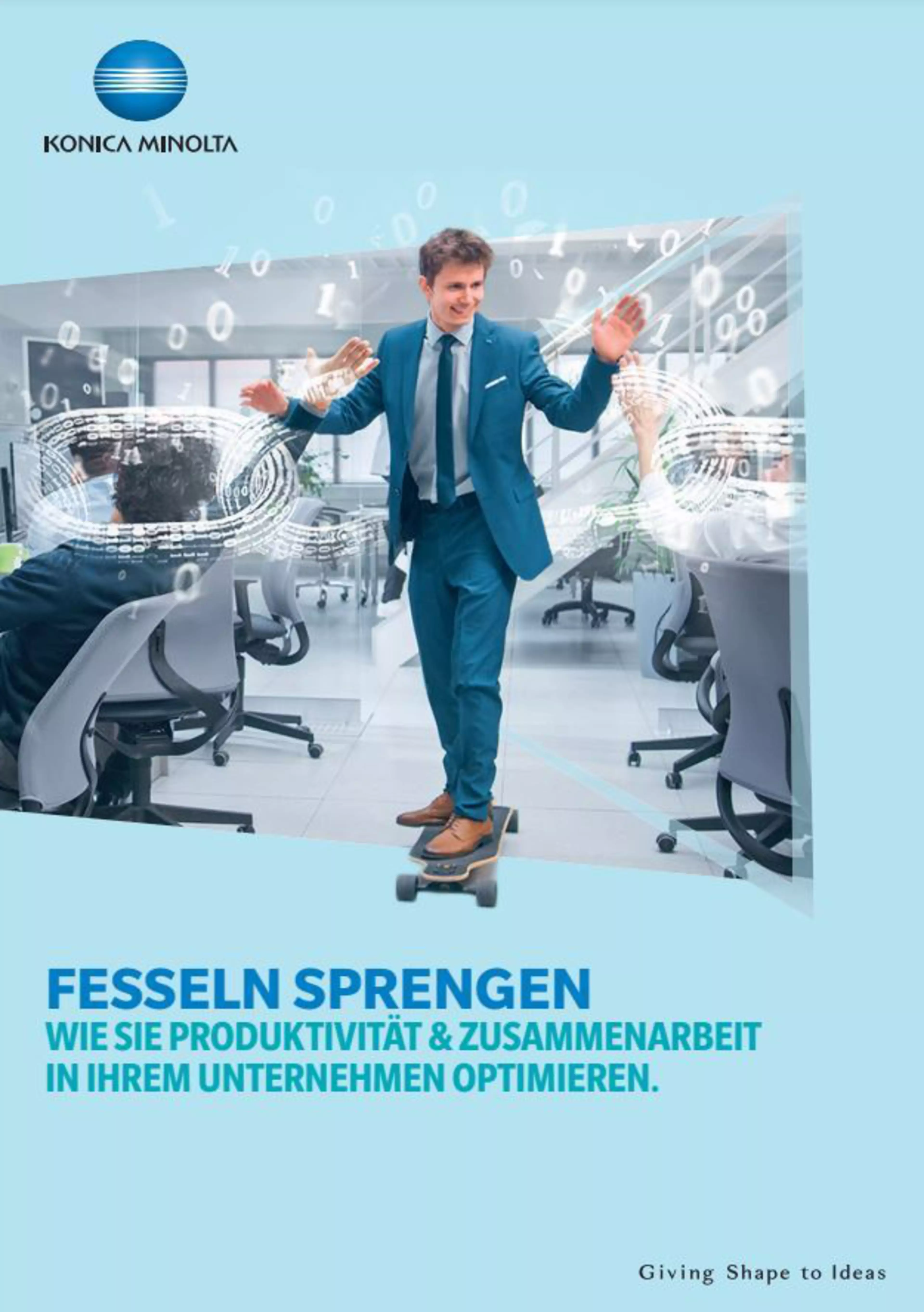 Whitepaper "Fesseln sprengen - Wie Sie Produktivität und Zusammenarbeit in Ihrem Unternehmen fördern"