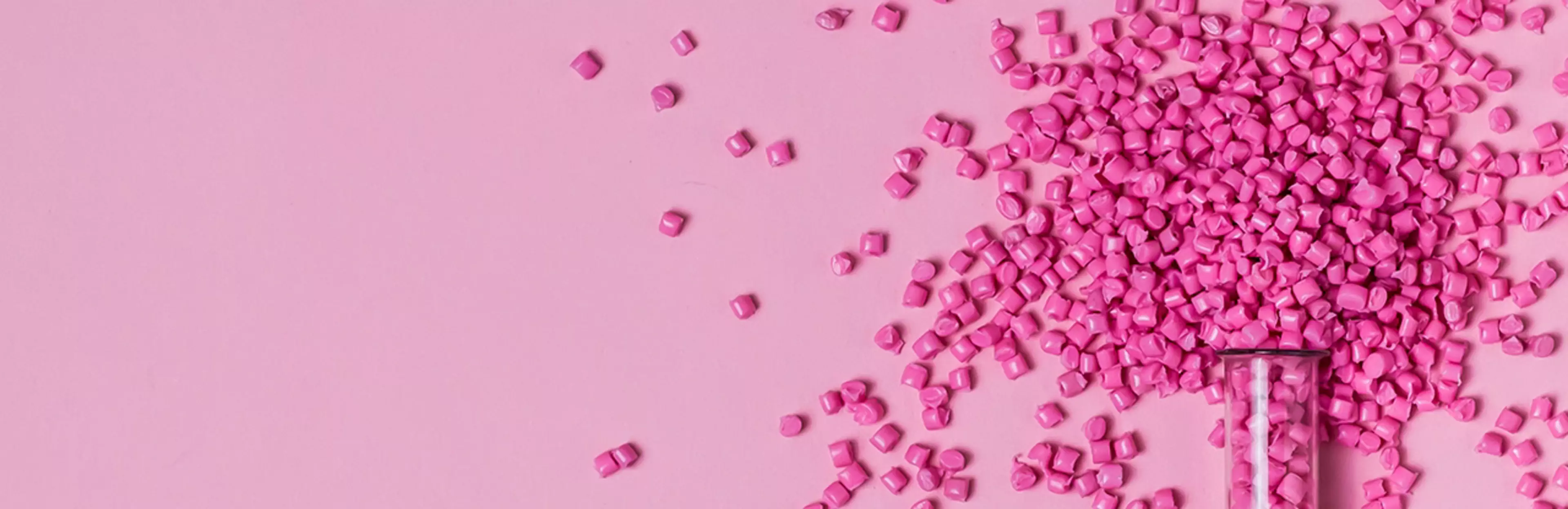 Pink Pellets on a pink background