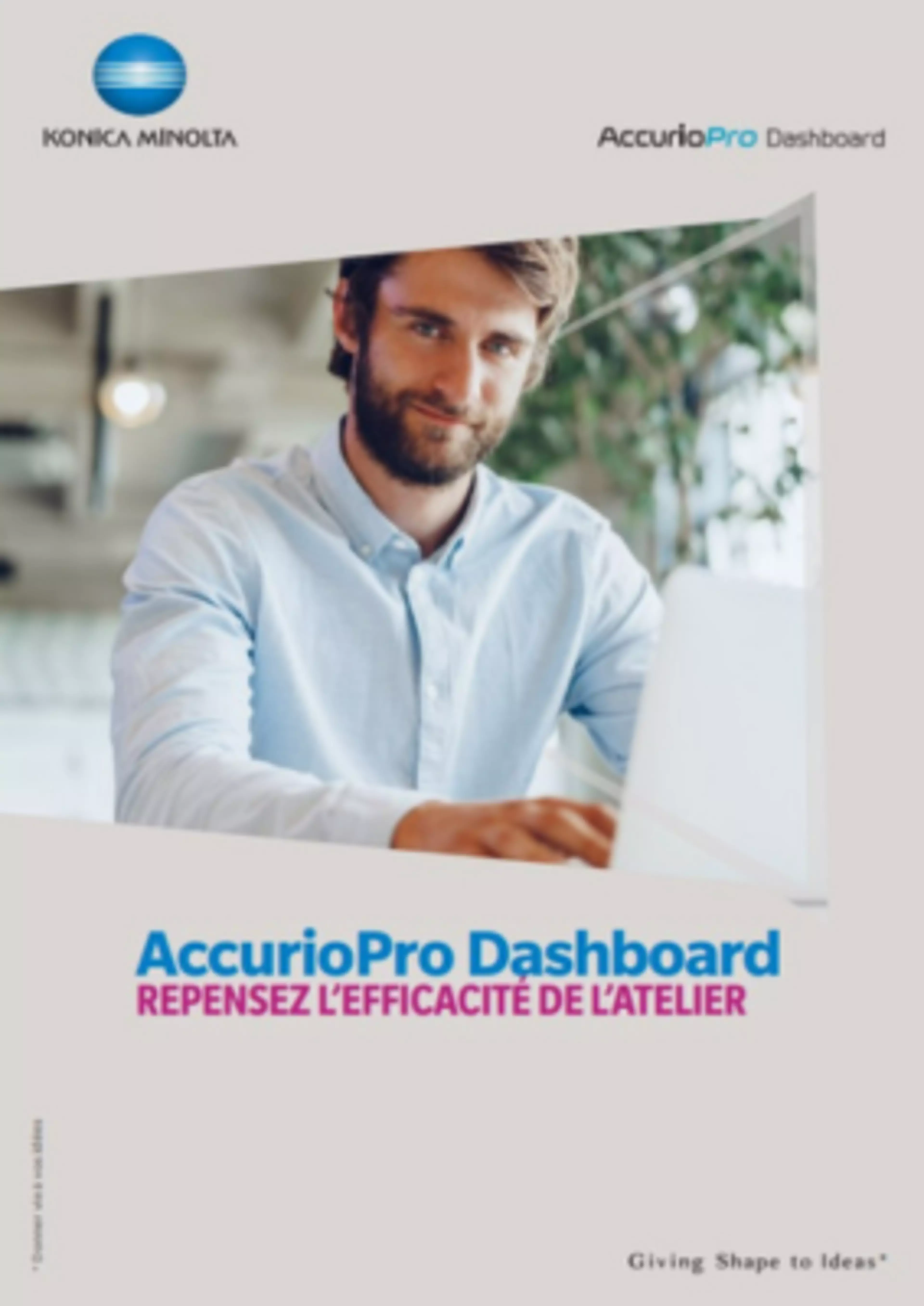 Brochures - format vertical - 283 x 400 px - AccurioPro Dashboard