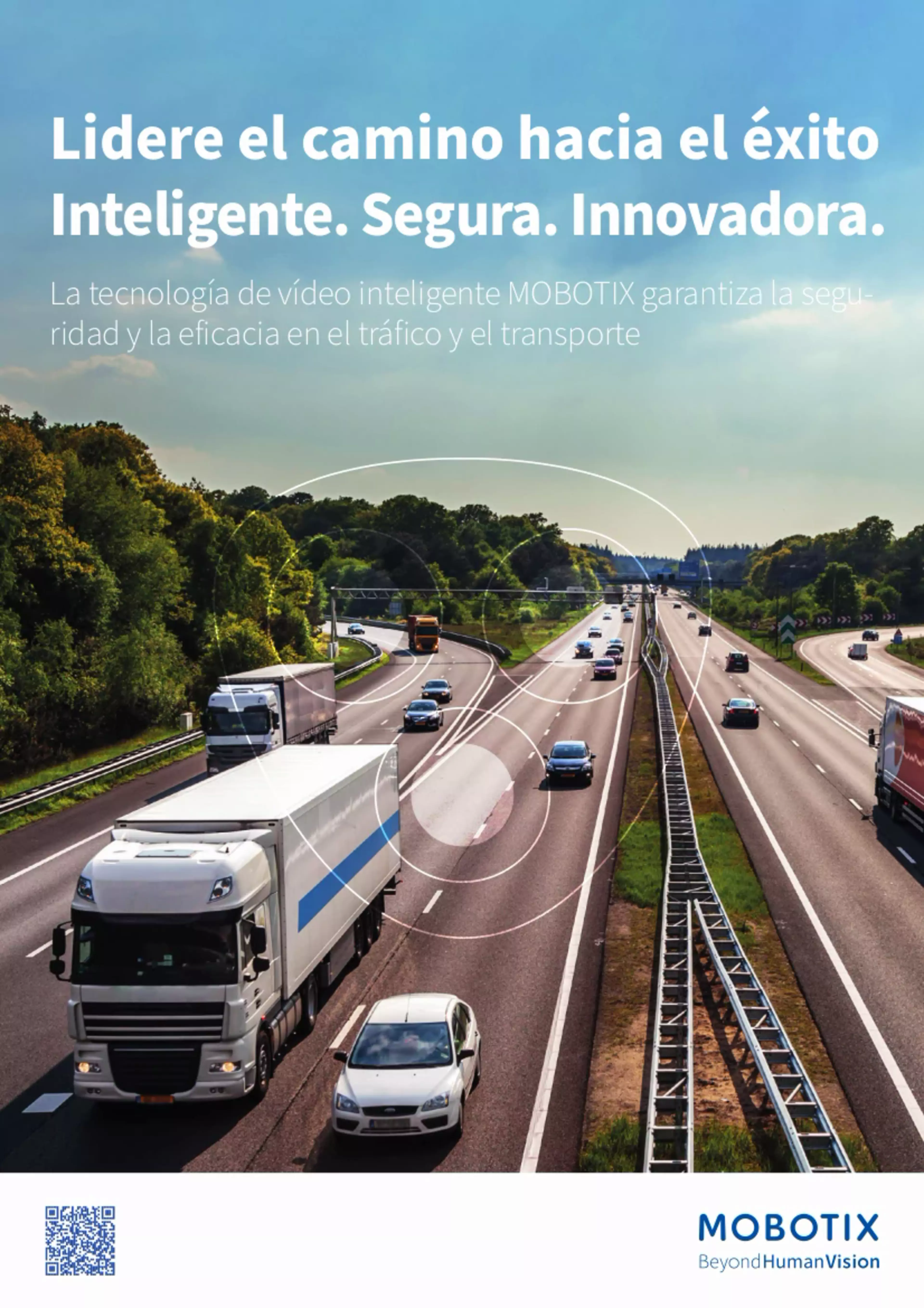 Portada: Lidere el camino hacia el éxito. Inteligente. Segura. Innovadora. Gestión de flotas.