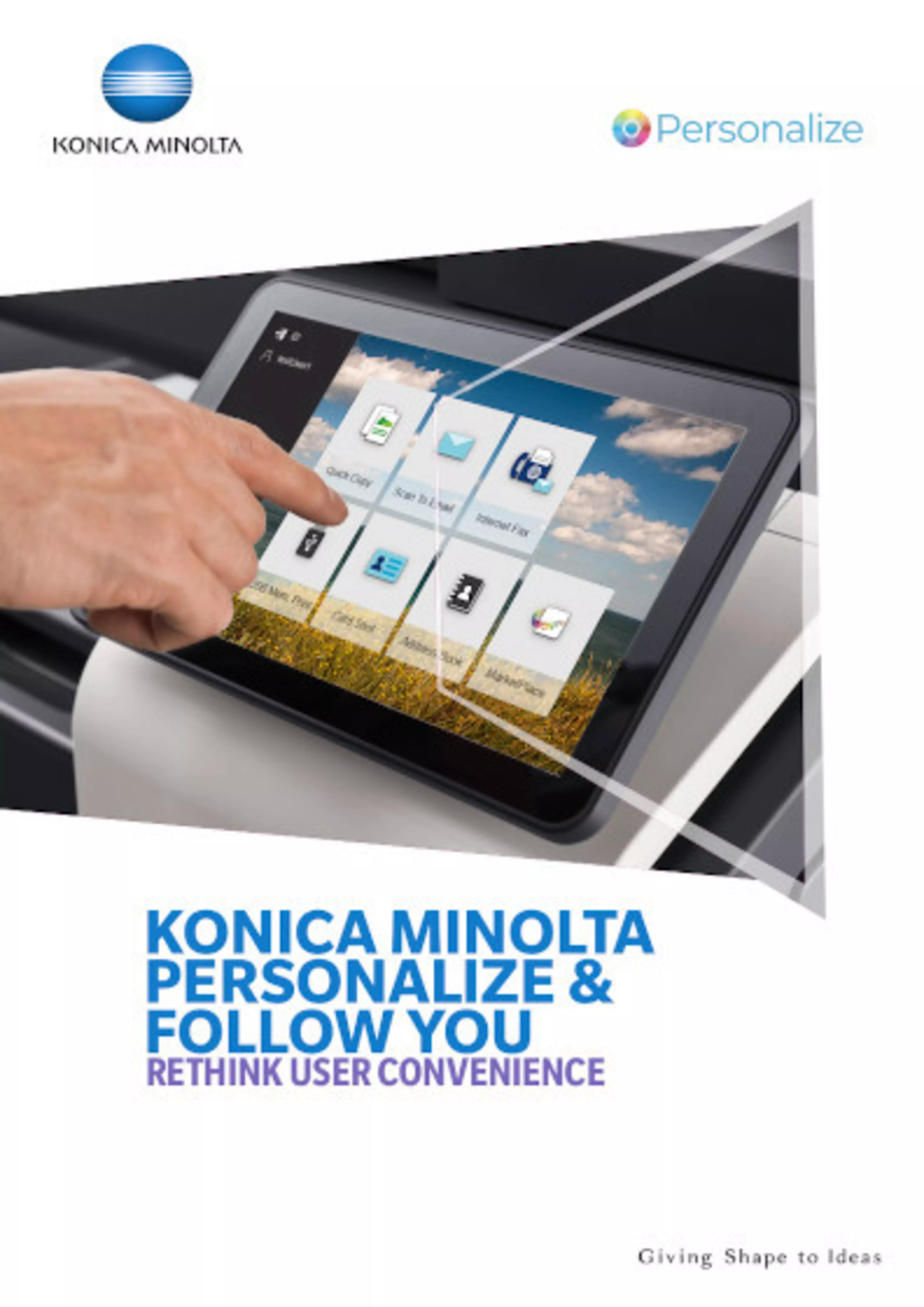 Konica Minolta Personalize & FollowYou