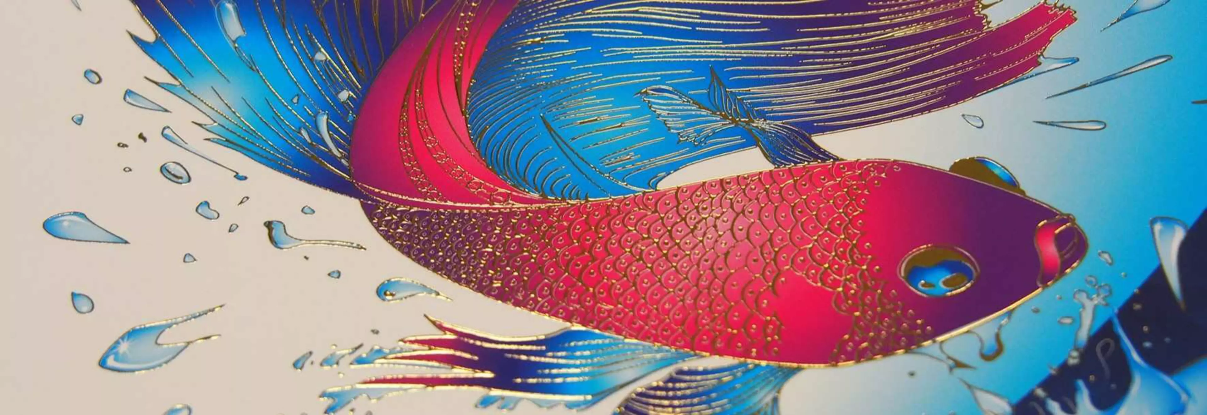 MGI Jetvarnish Druckbeispiel mit Koj