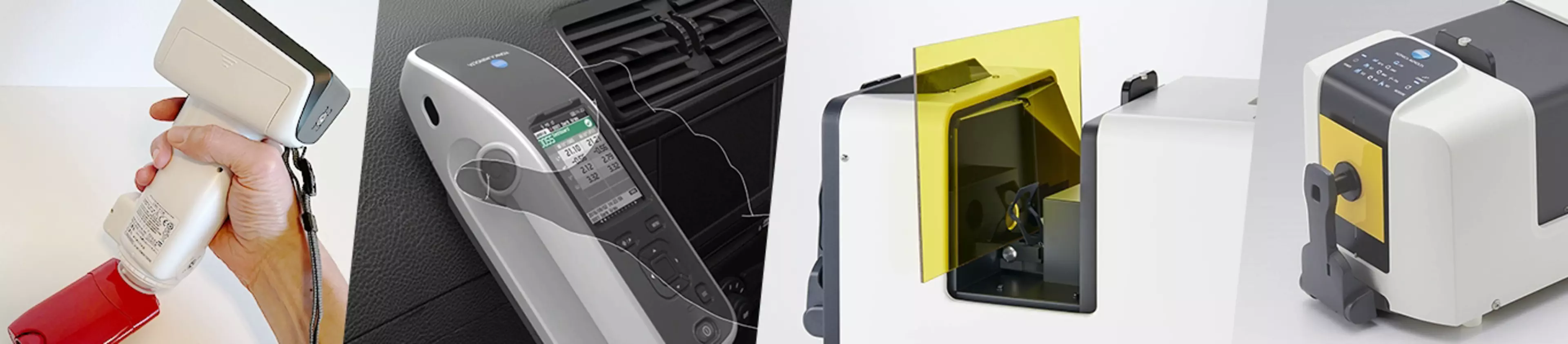 Colour measurement of plastic parts of various types