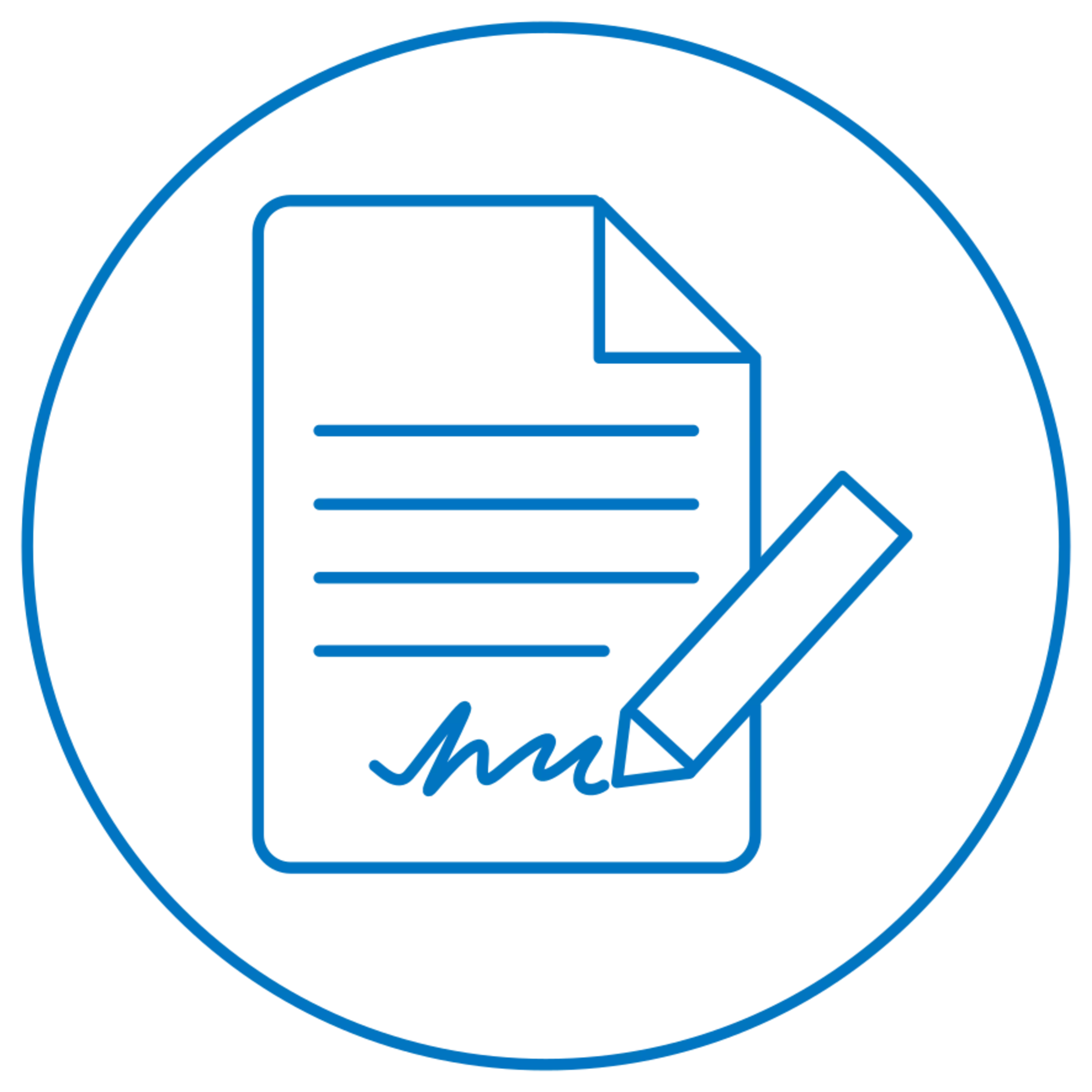 icon elektronische signatur