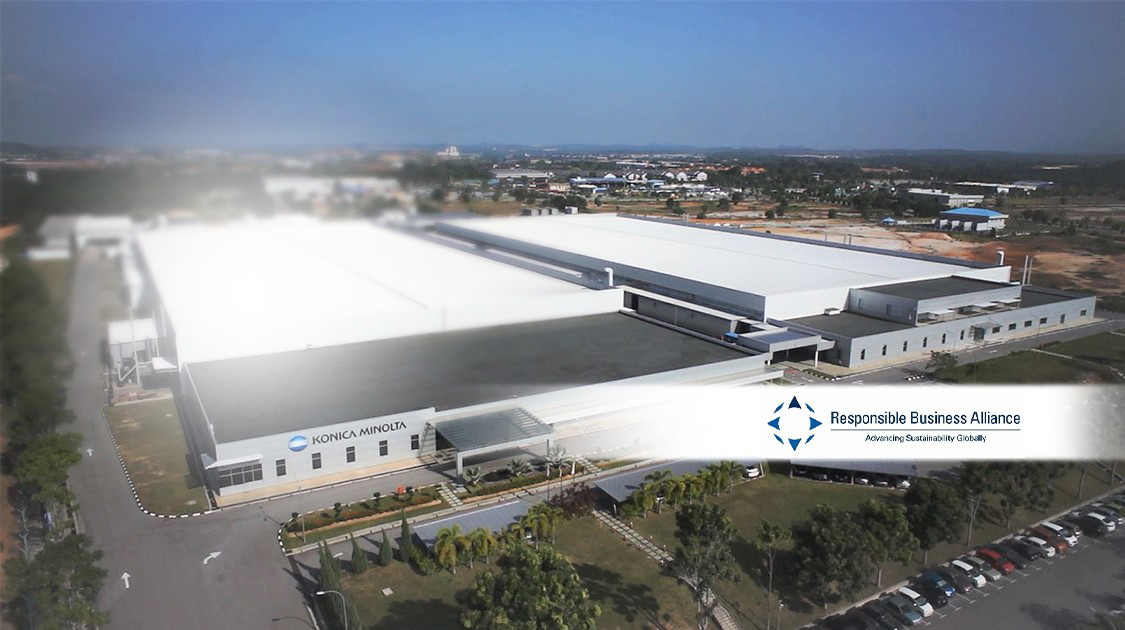 Konica Minolta’s MFP production site in Malaysia earns RBA Platinum
