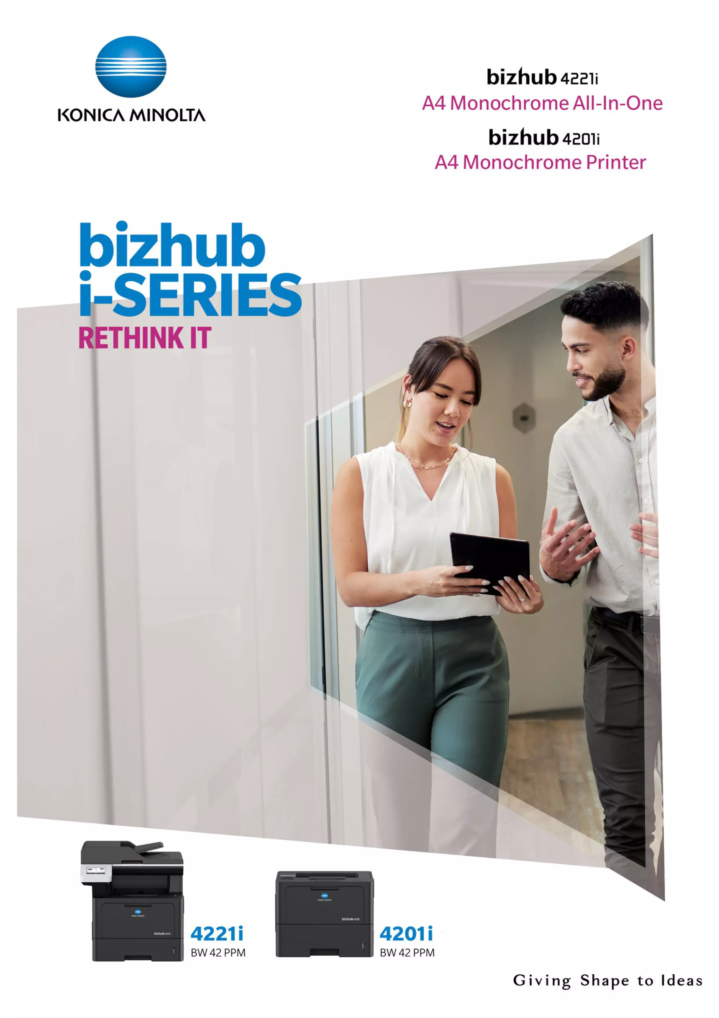A4 Monochrome All-In-One office printer. Compact and powerful