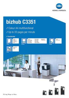 Konica Minolta Bizhub C3351 Driver Download