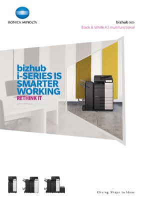 bizhub 360i datasheet thumbnail