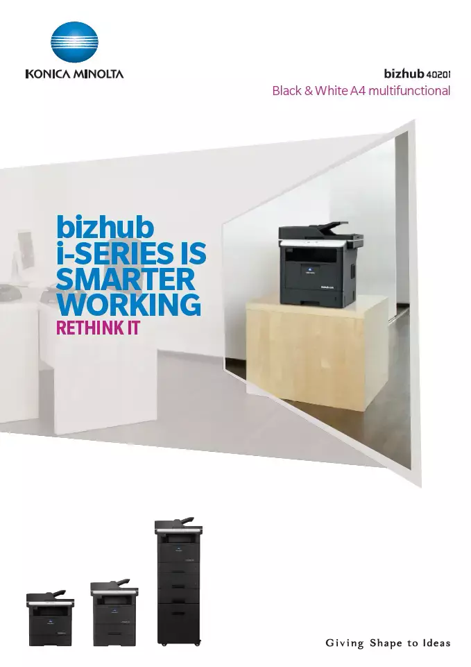 bizhub 4020i Multifunctional Office Printer | KONICA MINOLTA