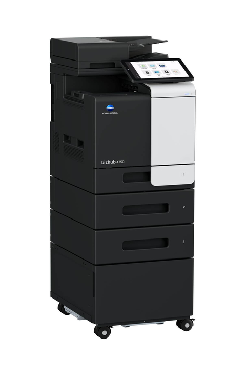 Multifunctional laser monocrom Konica Minolta bizhub 4750i prin Romsystems s.r.l | romsystem.ro