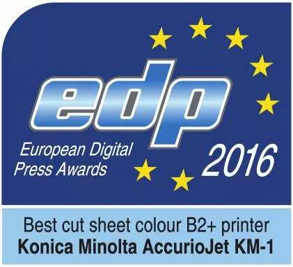 AccurioJet KM-1 için 2016 EDP ödülü