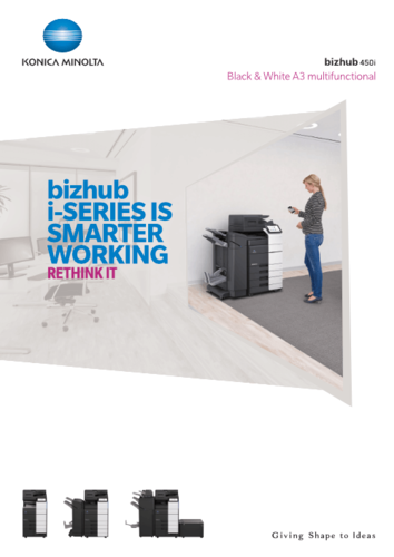 Bizhub 450i Multifunctional Office Printer Konica Minolta