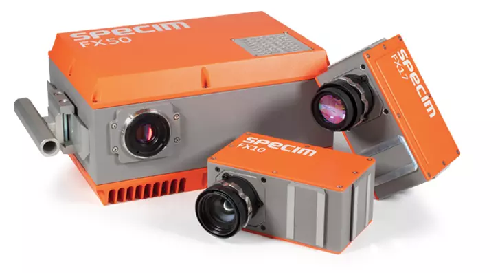 SPECIM FX series hyperspectral cameras: FX 10, FX 17, and FX 50