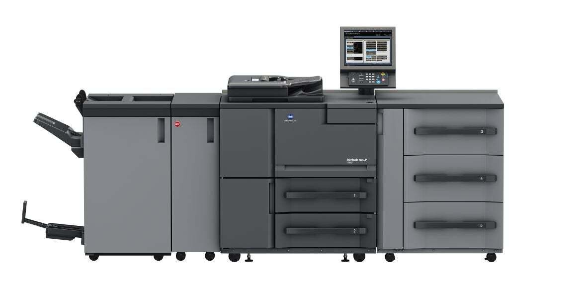 Bizhub Pro 1100e Produktionsdrucker Schwarz Weiss Konica Minolta