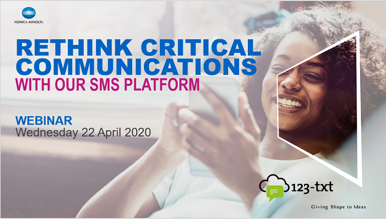 Webinar: Rethink Critical Communications | Konica Minolta UK | KONICA ...